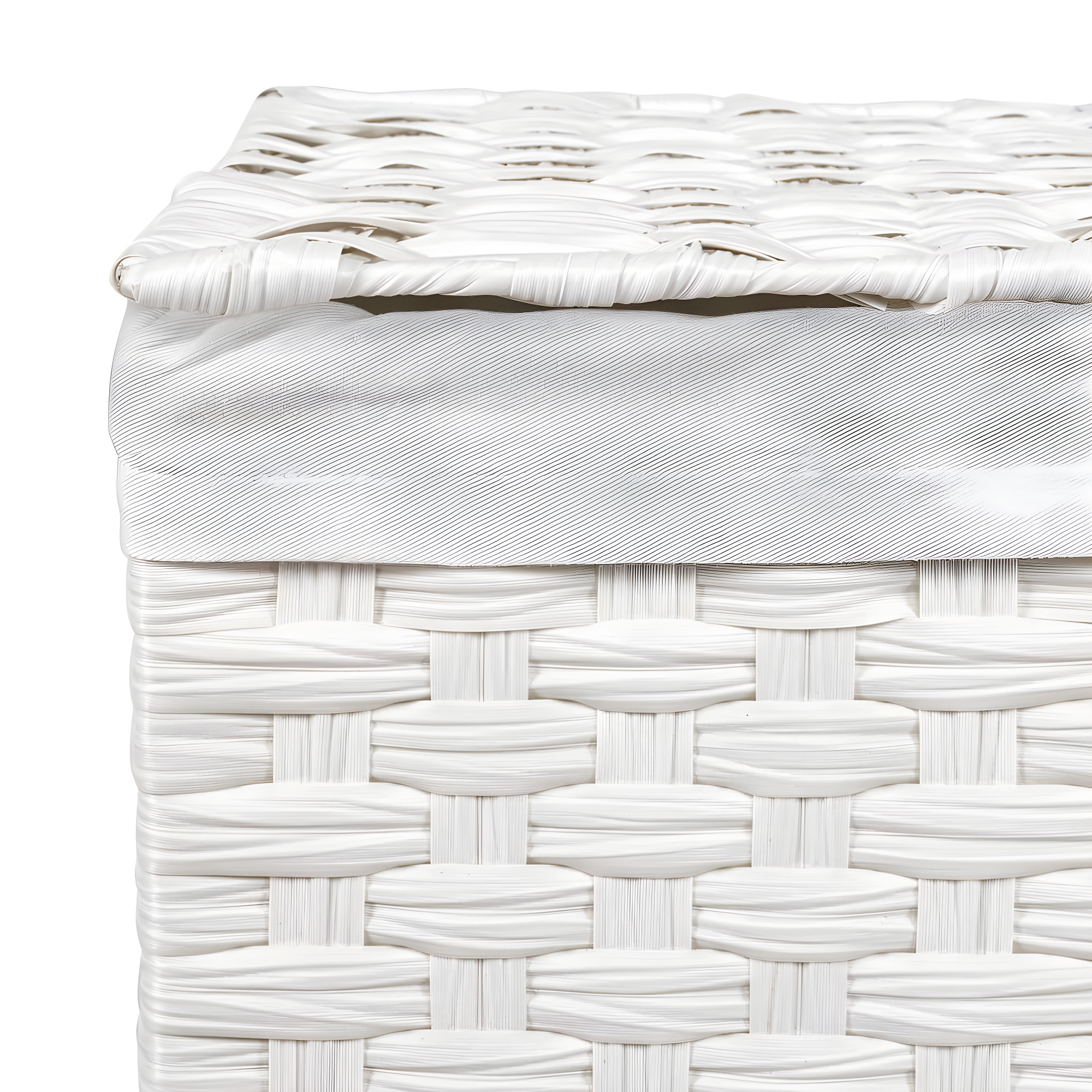 Handwoven Rectangle Laundry Hamper