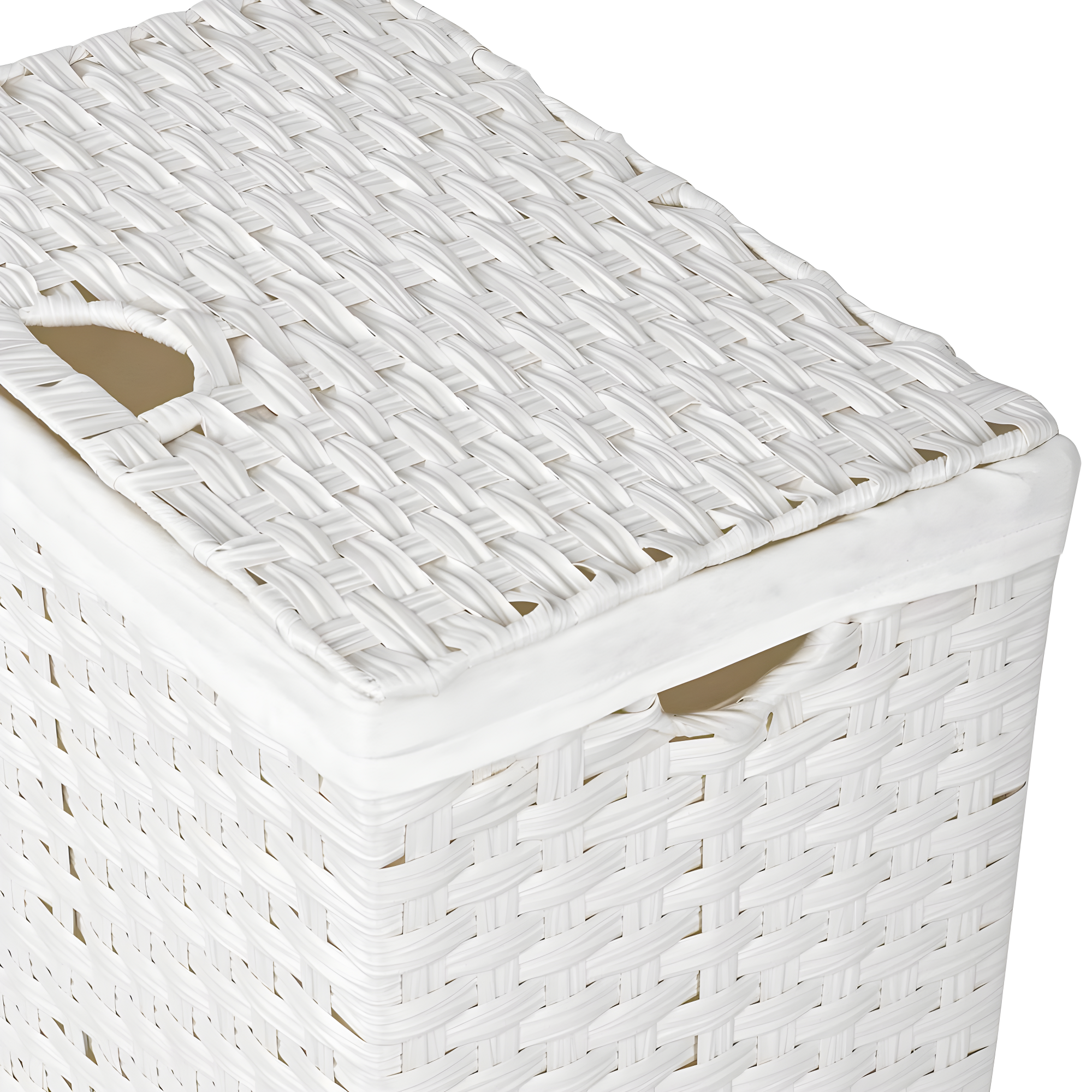 Handwoven Rectangle Laundry Hamper