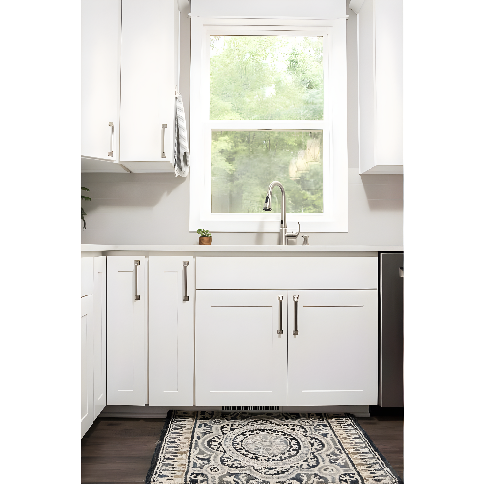 Forge Kitchen Cabinet Handles, Solid Core Drawer Pulls for Cabinet Doors, 3"