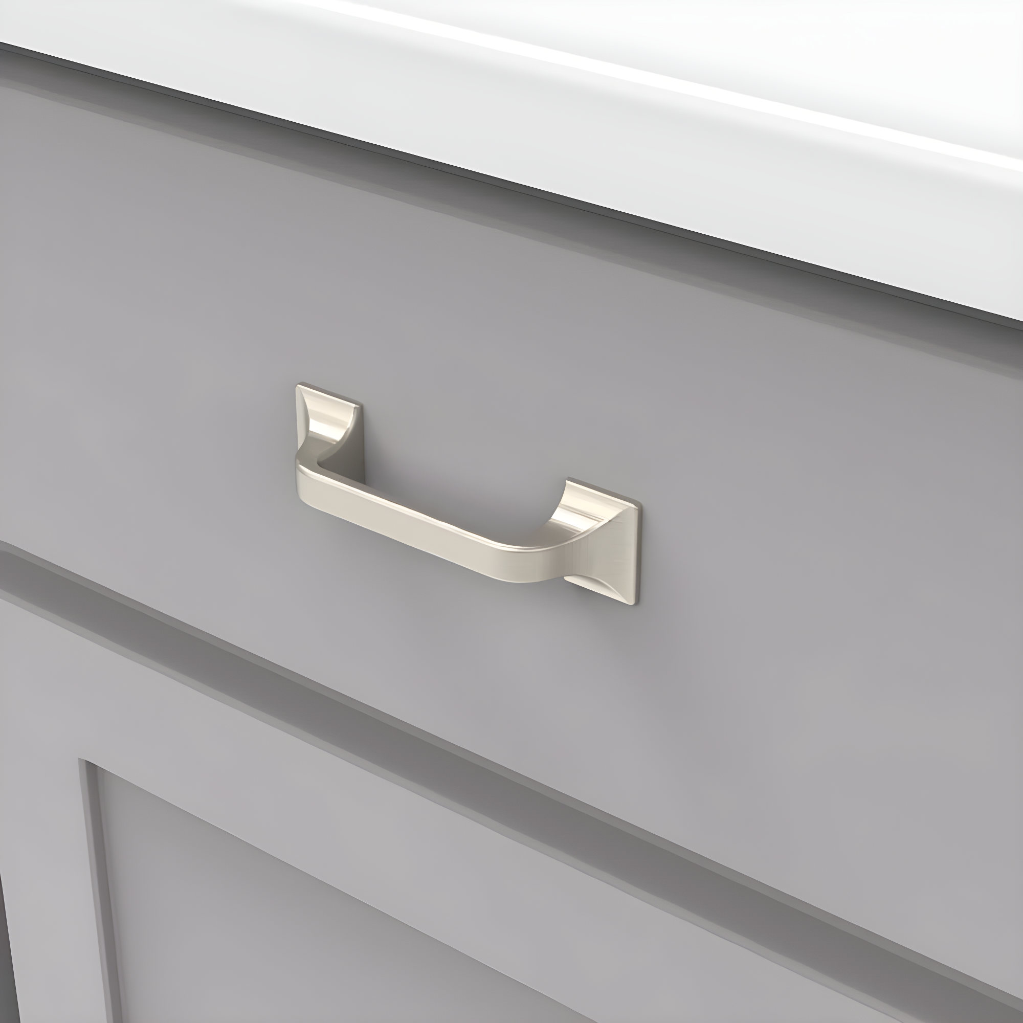 Forge Kitchen Cabinet Handles, Solid Core Drawer Pulls for Cabinet Doors, 3"