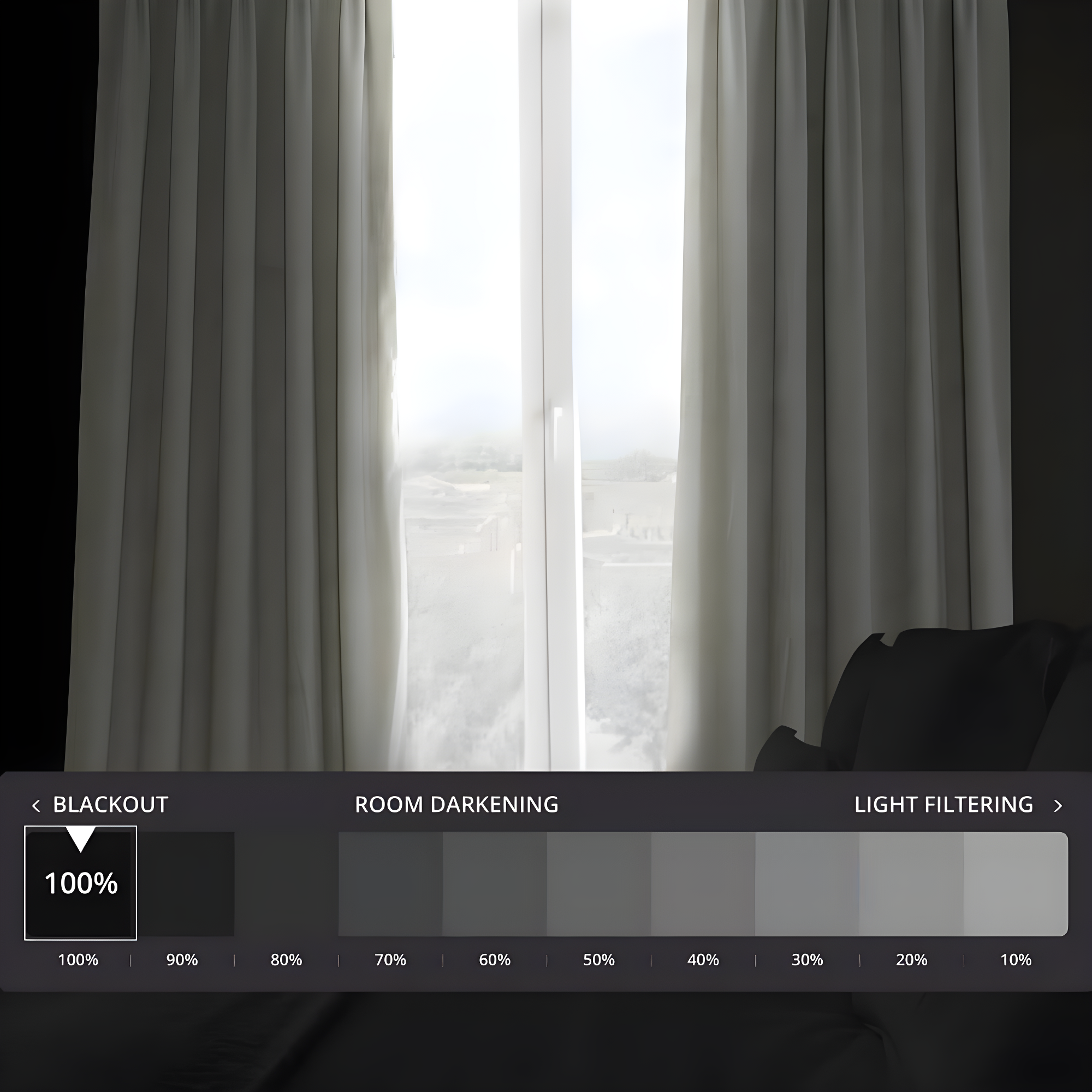 Half Price Drapes Porcelain White French Pleat Signature Velvet Blackout Curtains(1 Panel),50WX 108L
