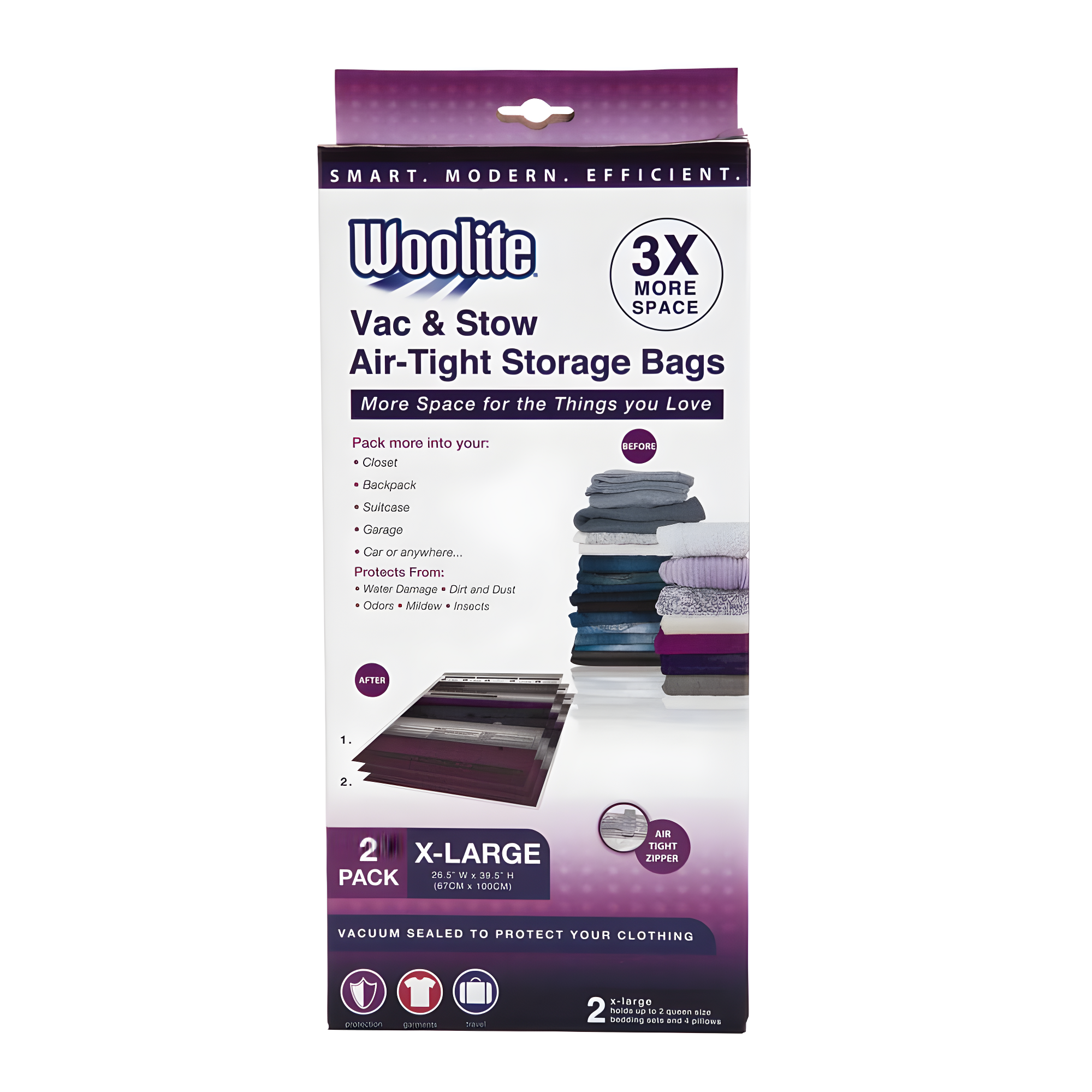 Laundry 360 Laundry 360 Woolite Vacuum Storage Bags (Set of 2)