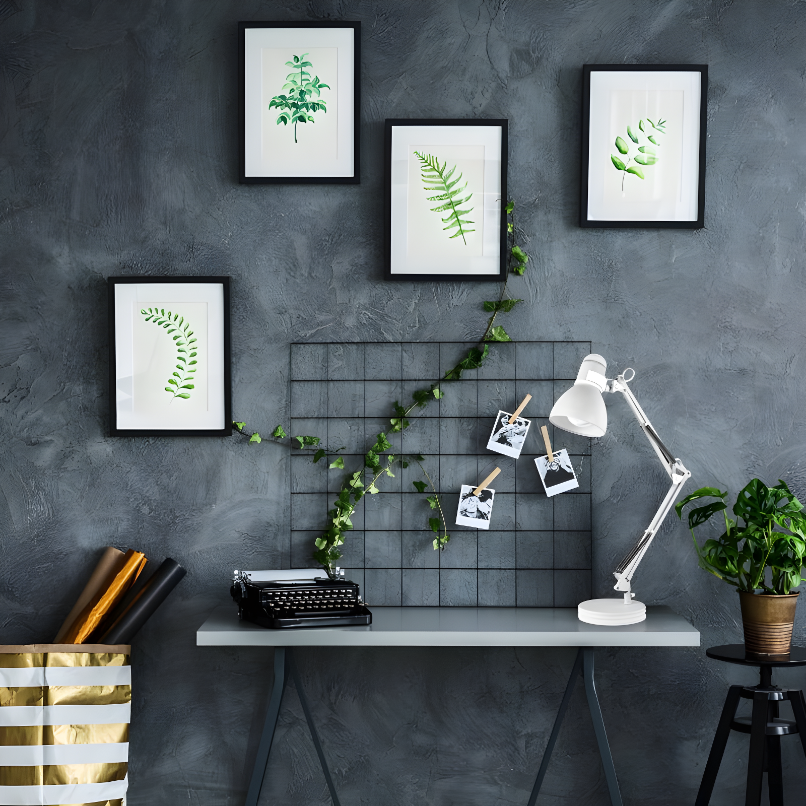 28" Architect Swing Arm Kids' Desk Lamp Matte White - Globe Electric: UL Listed, Metal Shade, 60W Max