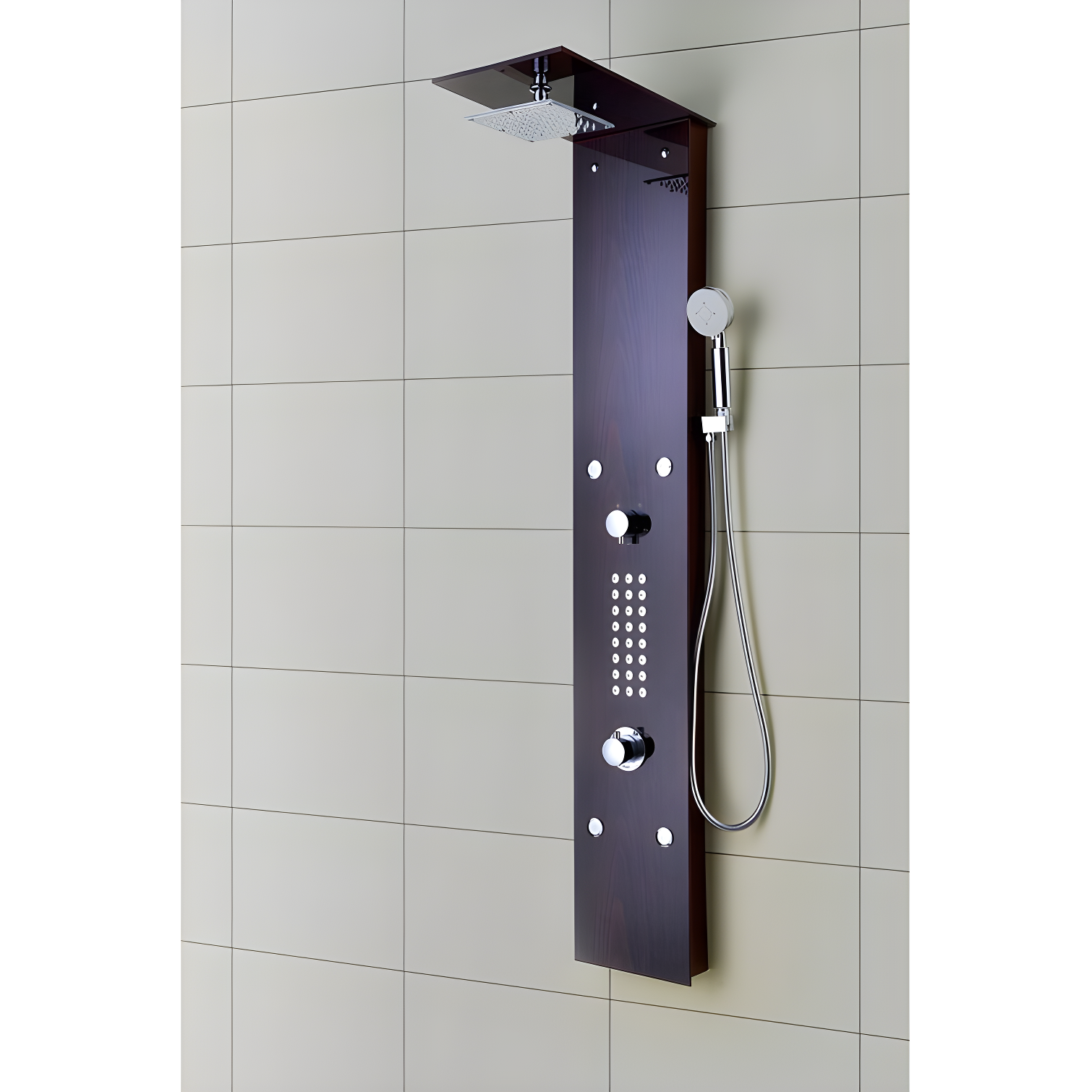 ANZZI SP-AZ016 59.37'' Shower Panel with Adjustable Shower Head