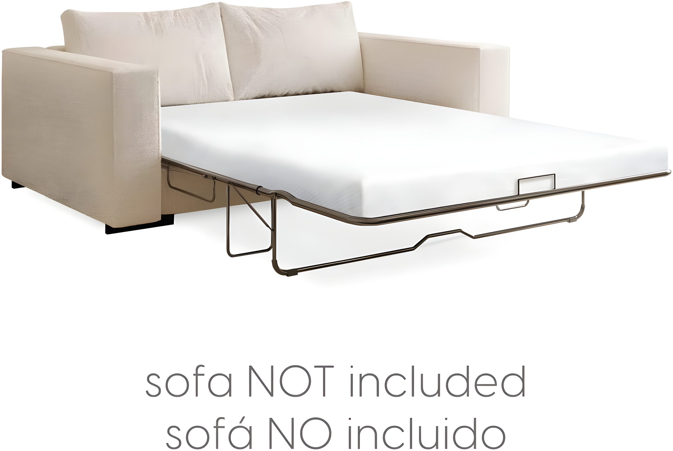 Milliard Premium 4.5 Inch Memory Foam Sofa Bed Replacement Mattress, Queen