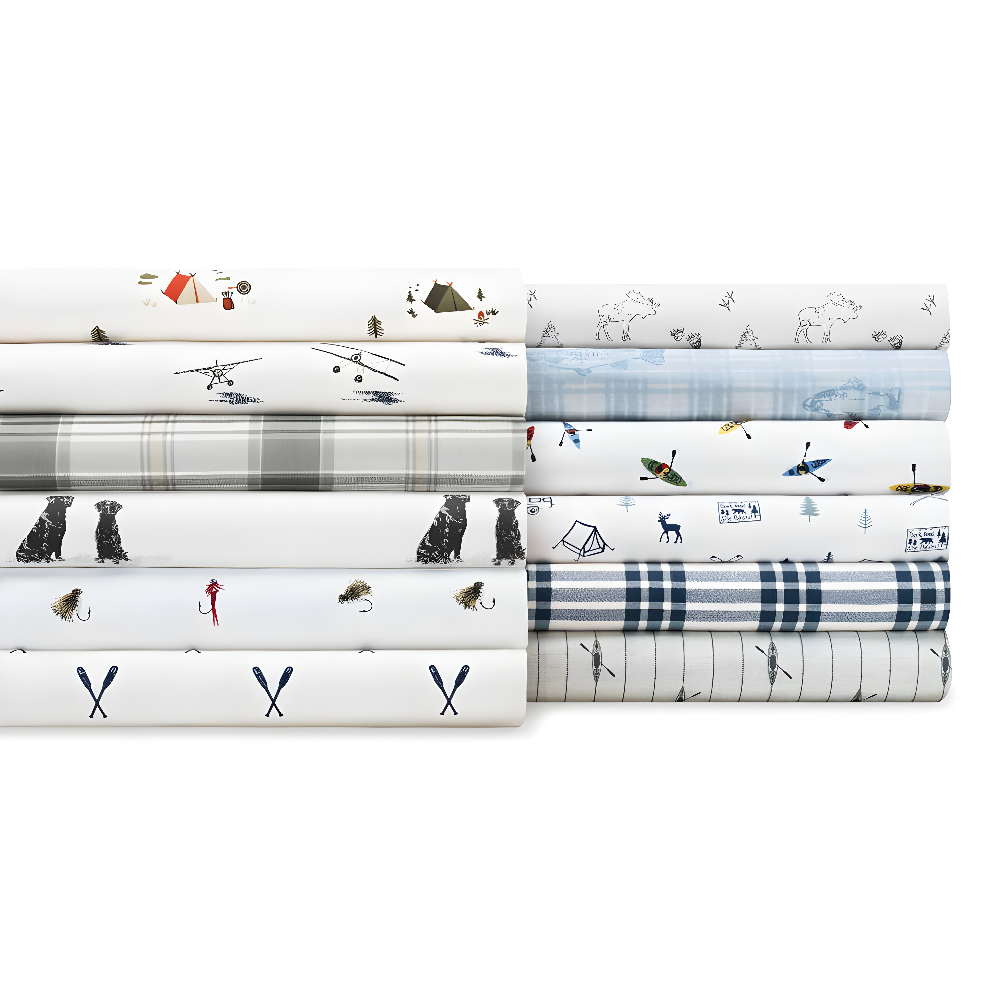 Eddie Bauer Printed Cotton Percale Sheet Sets