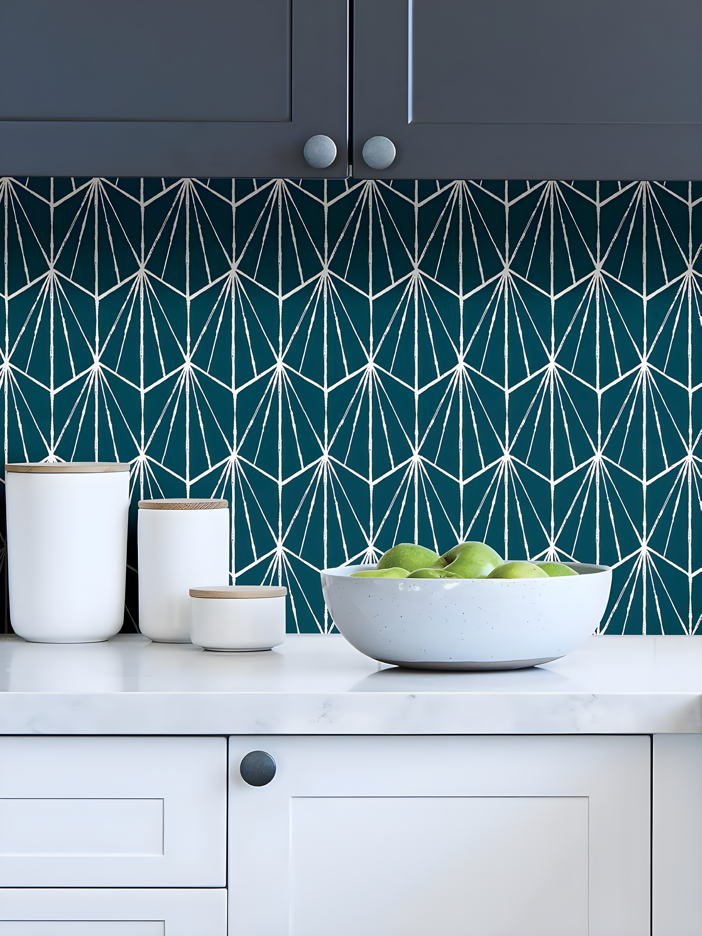 Indigo Dorset Peel & Stick Wallpaper