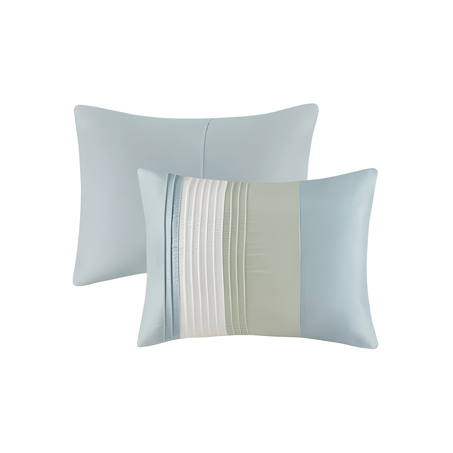 Madison Park Amherst 7 Piece Striped and Pleated Comforter Set