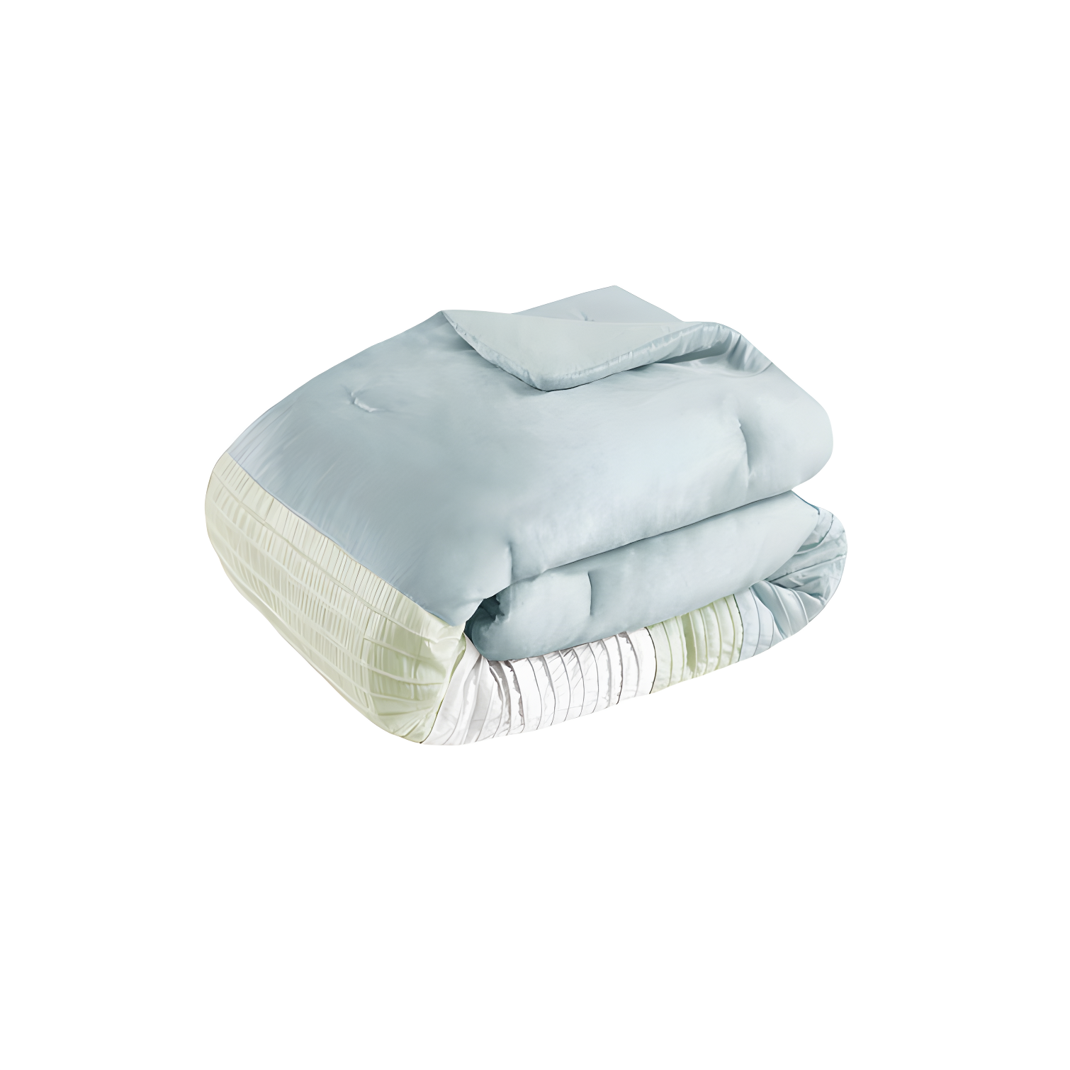 Madison Park Amherst 7 Piece Striped and Pleated Comforter Set