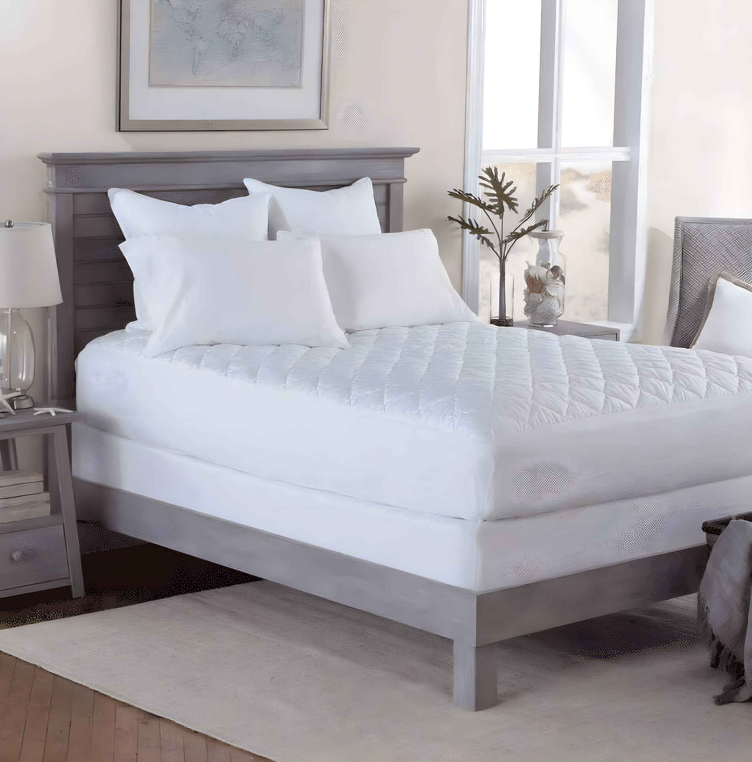 Tommy Bahama Plush Triple Protection Polyester Mattress Pad