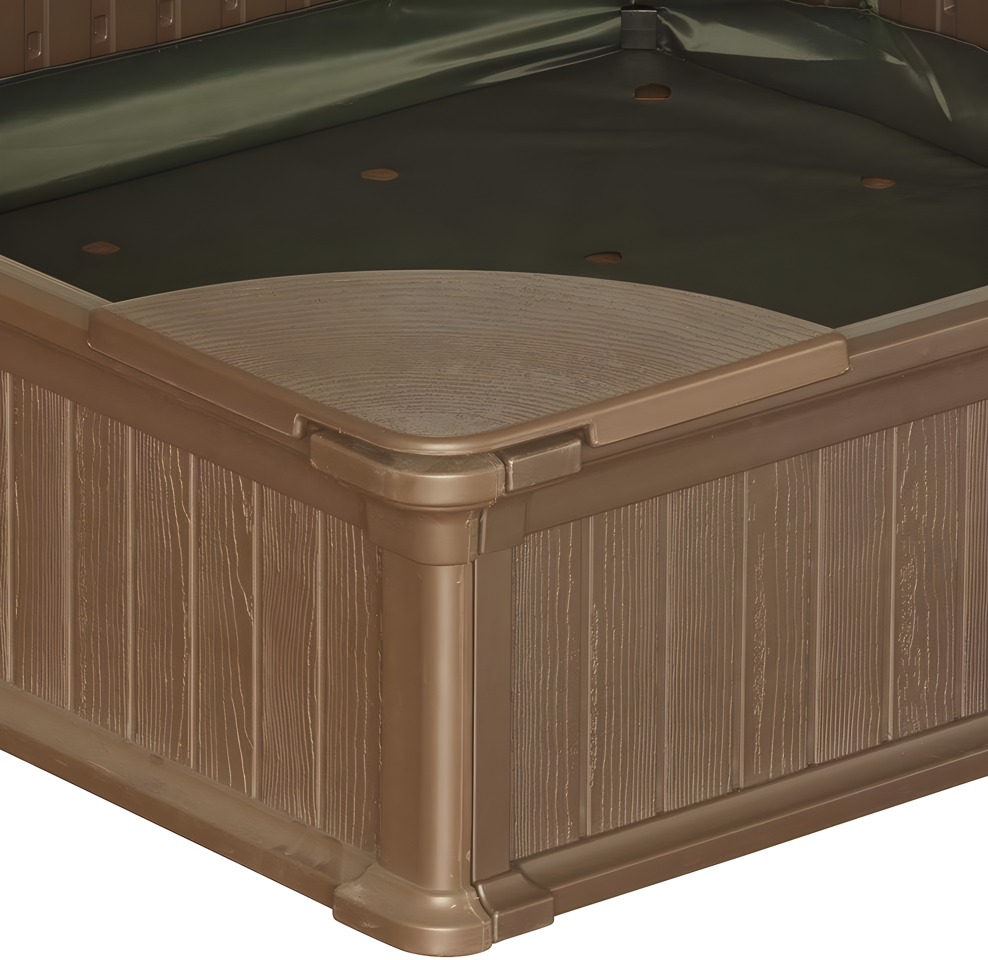 Vandue Corporation Vandue Corporation 48.6'' x 11.8'' Plastic Sandbox with Cover