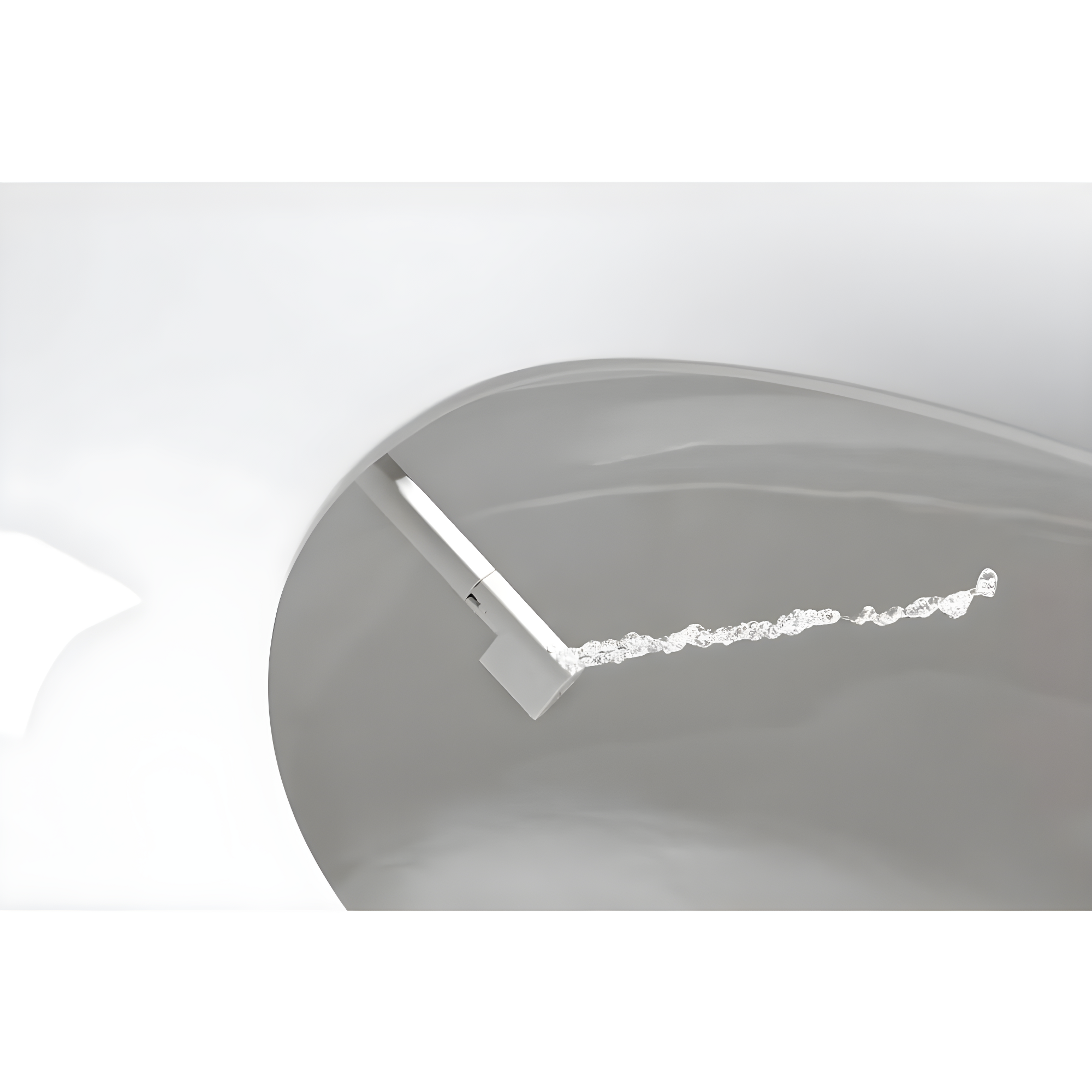 PureWash M250 Elongated Bidet Toliet Seat, Manual Non-Electric Bidets for Existing Toilets