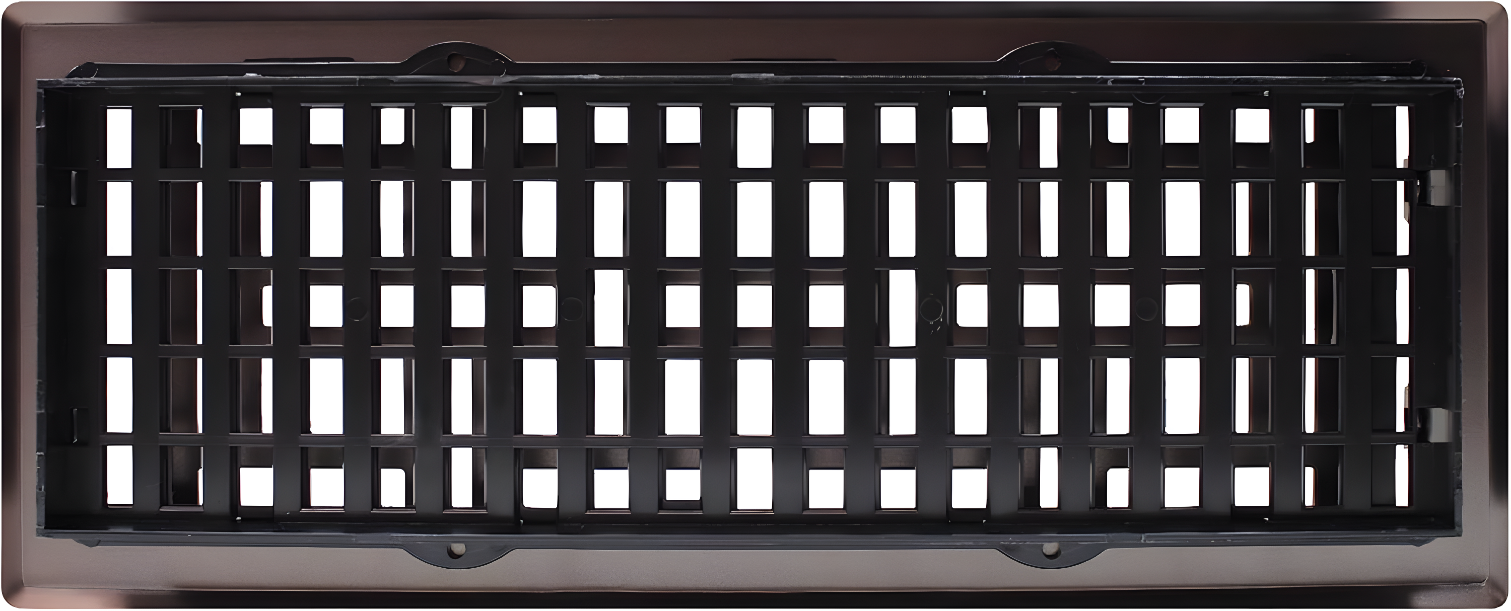 Decor Grates AJH412-RB Oriental Floor Register, 4x12 Inches, Rubbed Bronze Finish