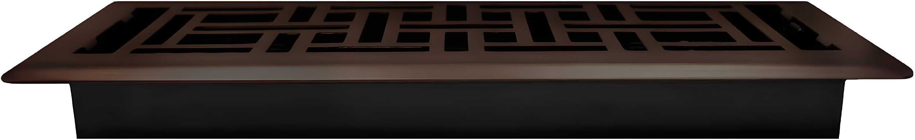 Decor Grates AJH412-RB Oriental Floor Register, 4x12 Inches, Rubbed Bronze Finish