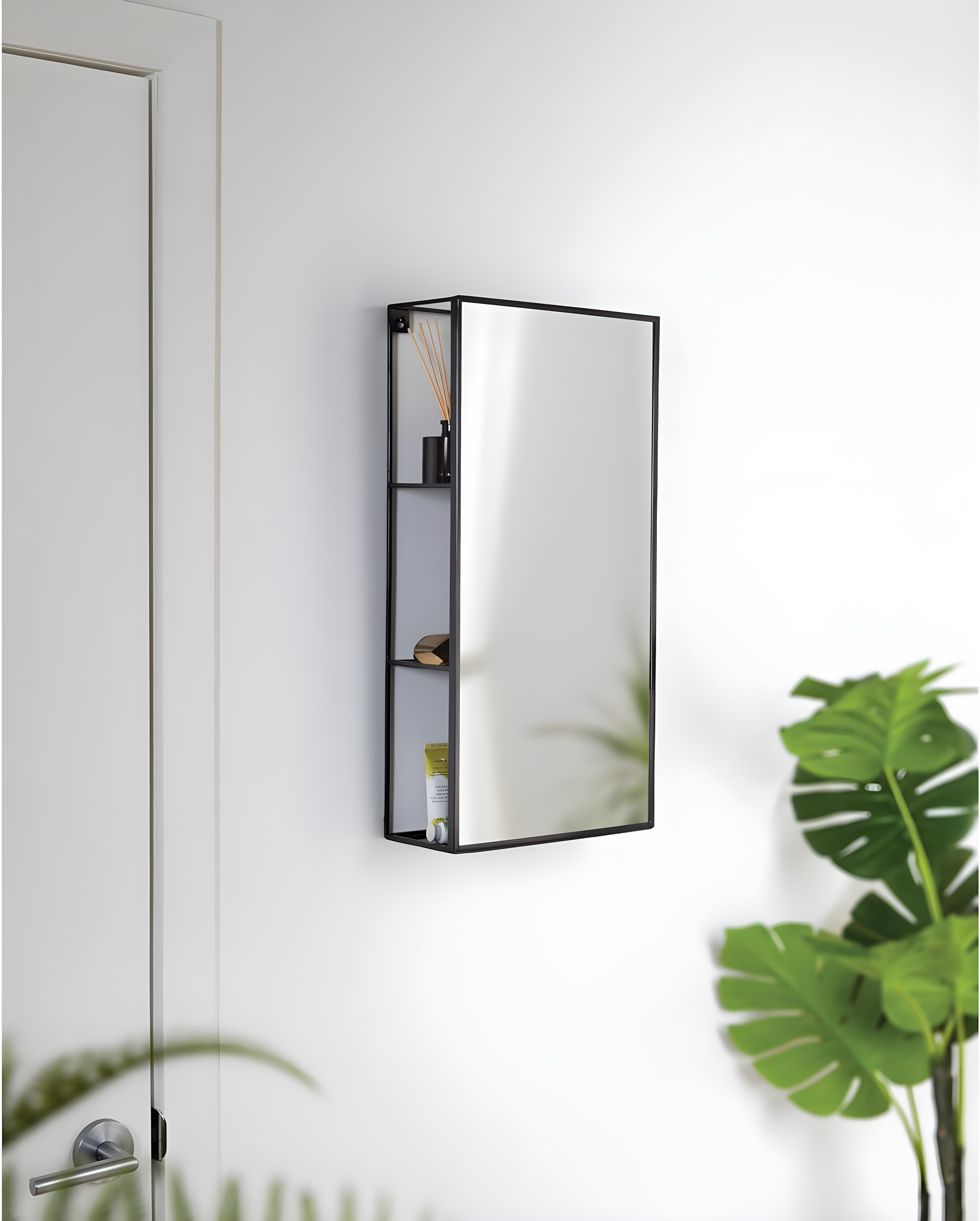 Cubiko Storage Wall Mirror