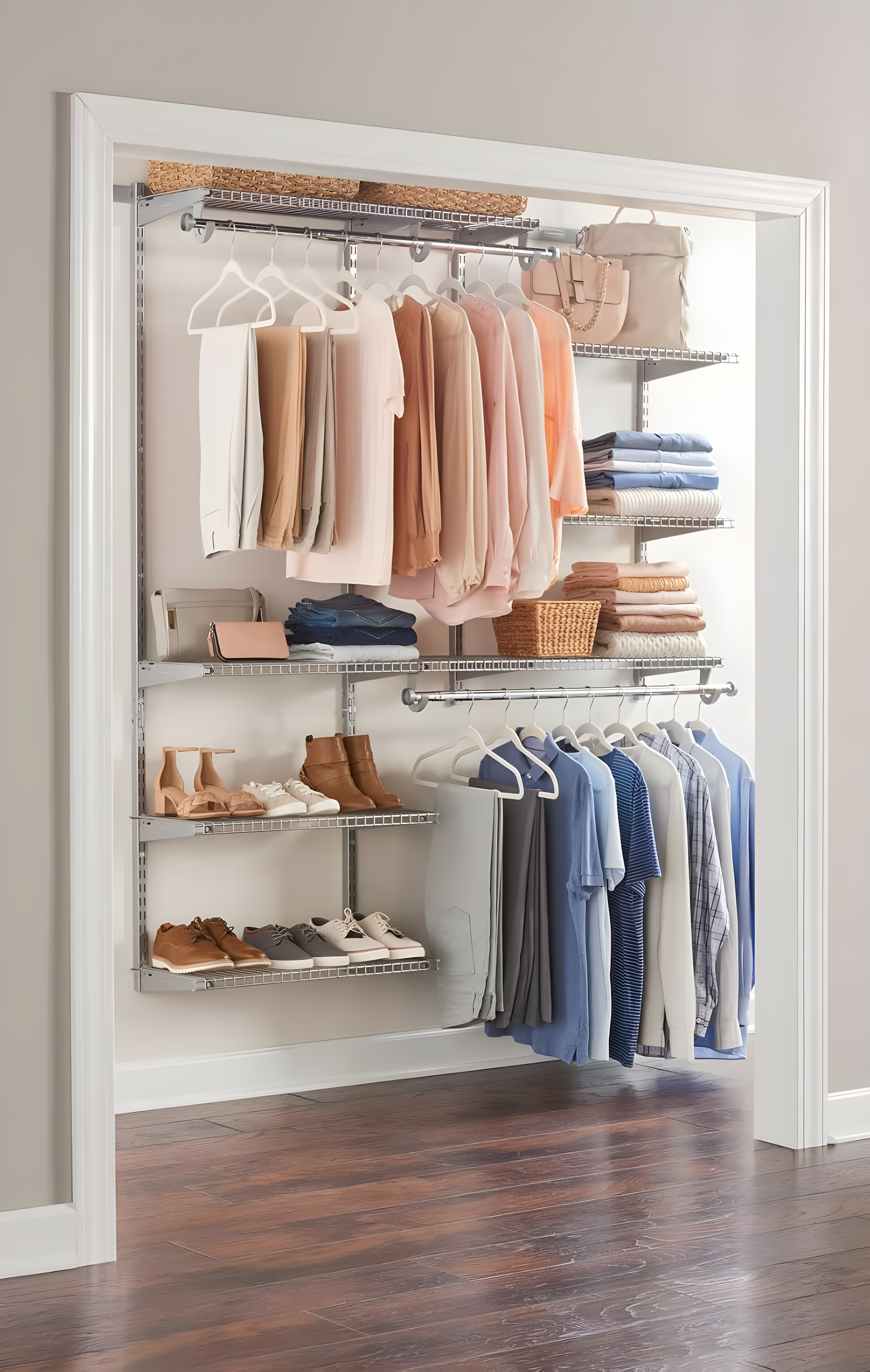 Configurations 36"W - 72"W Closet System