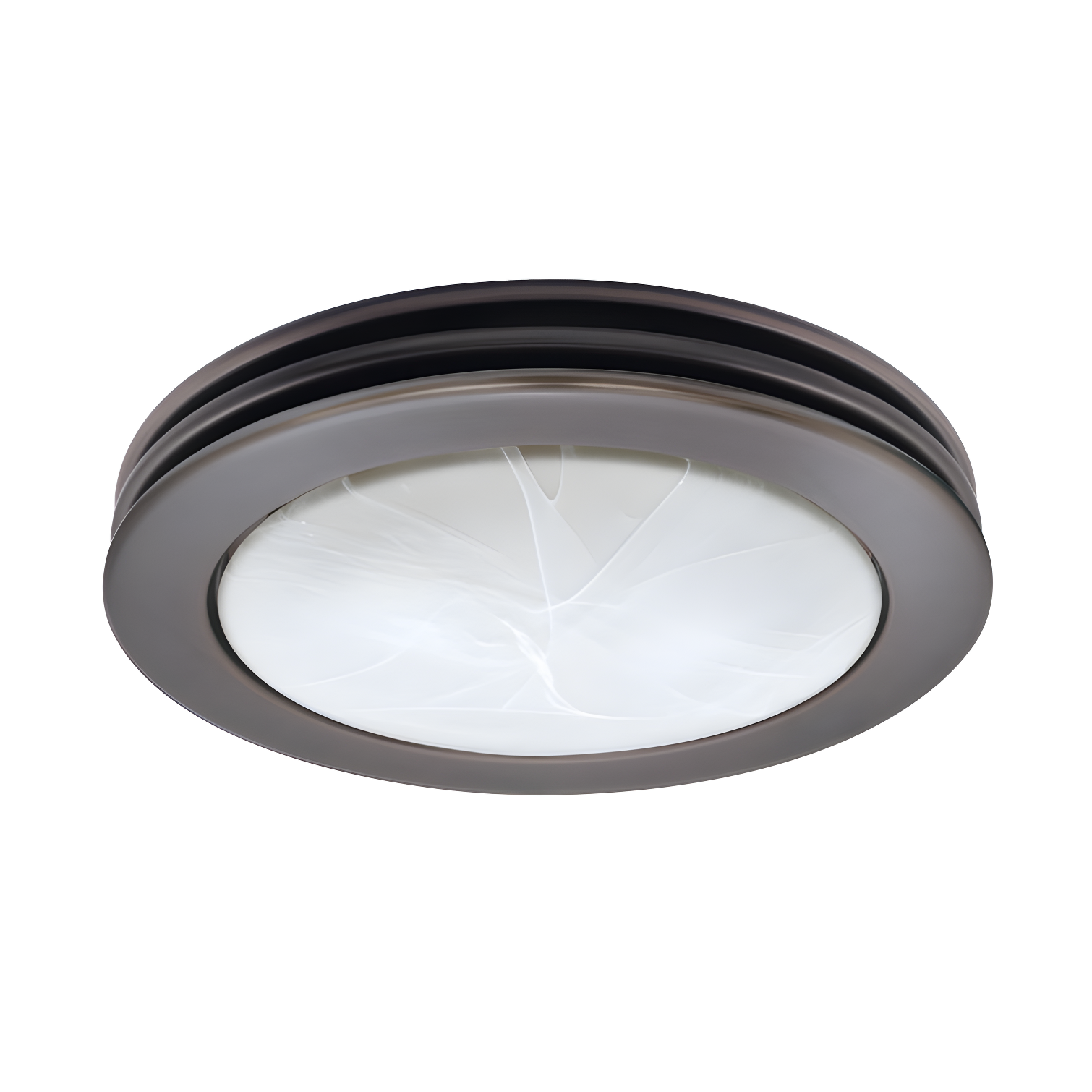 80 CFM Bathroom Fan with LED Light Round Ceiling Exhaust Ventilation Fan