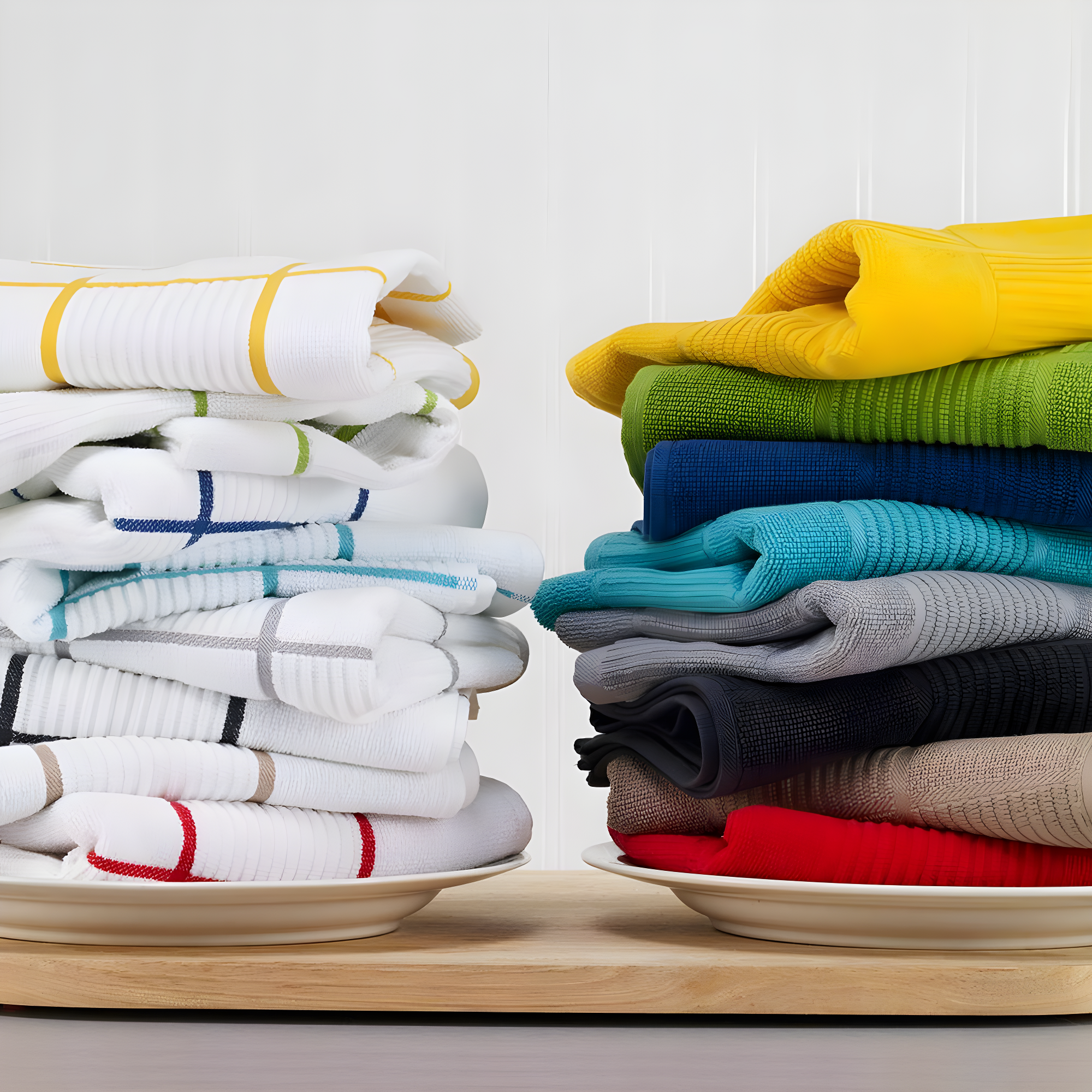 T-fal Solid and Check Dish Cloth