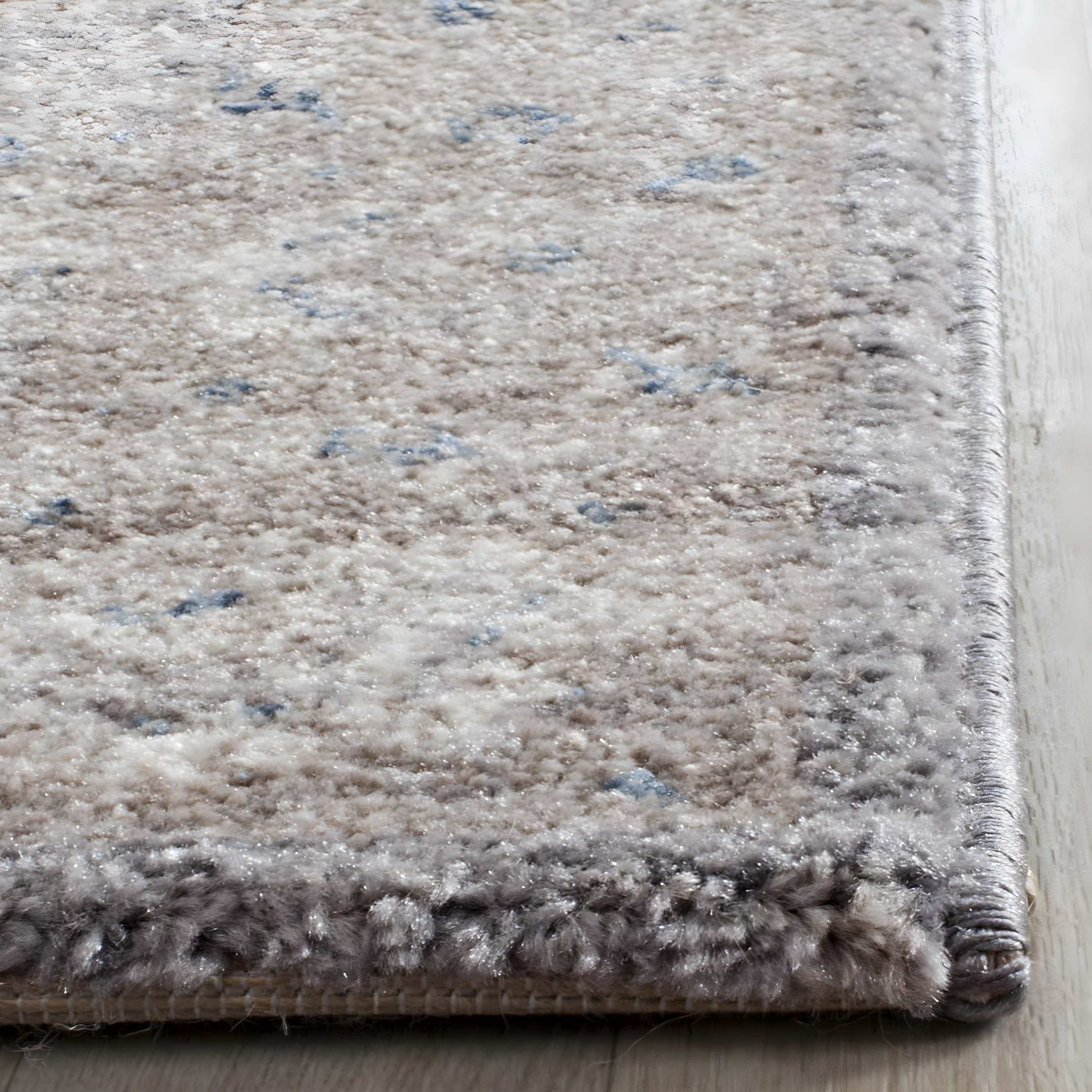Sofia SOF330 Power Loomed Indoor Runner Rug - Light Grey/Beige - 2'2"x6' - Safavieh.