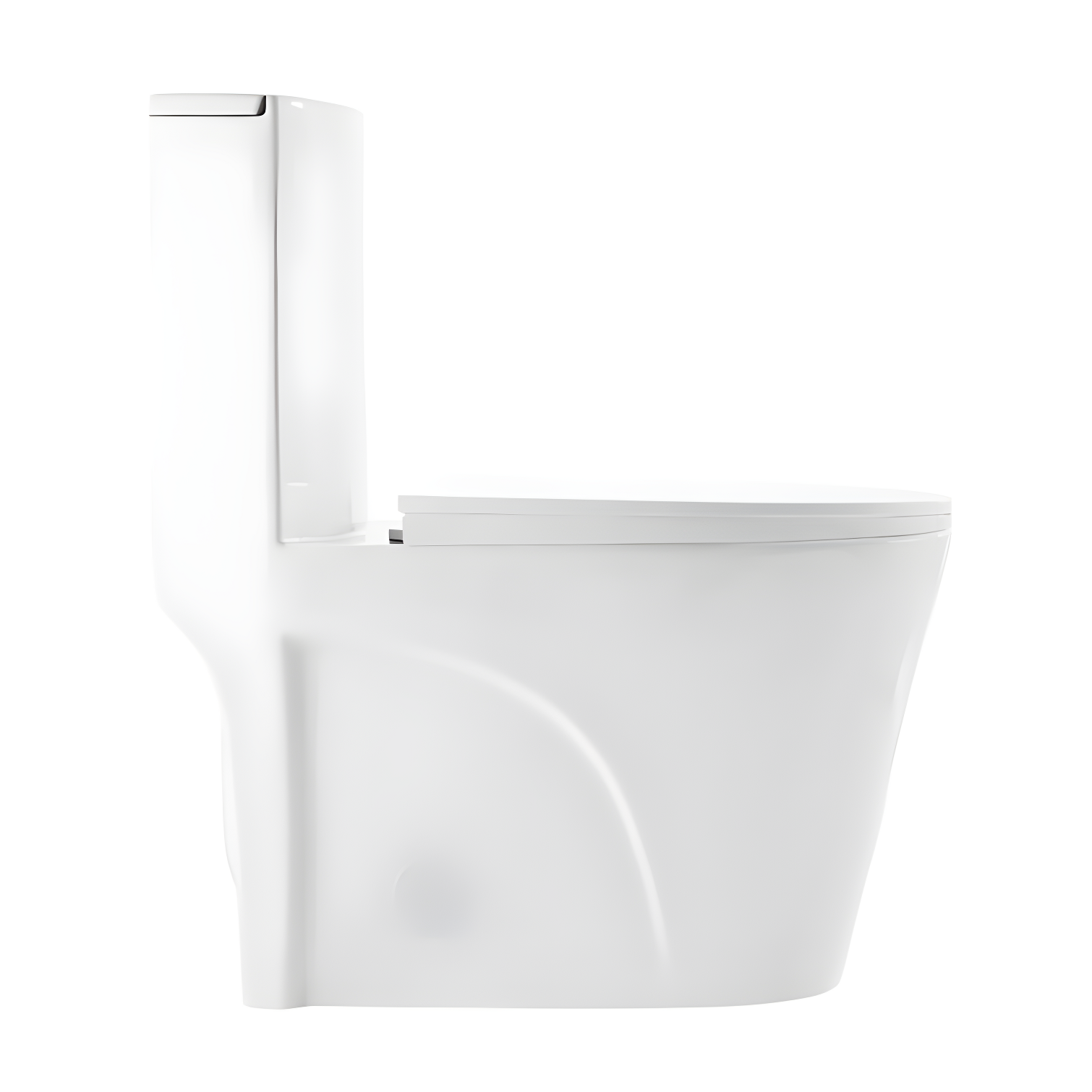 St. Tropez One Piece Elongated Toilet Dual Vortex Flush 1.28 gpf