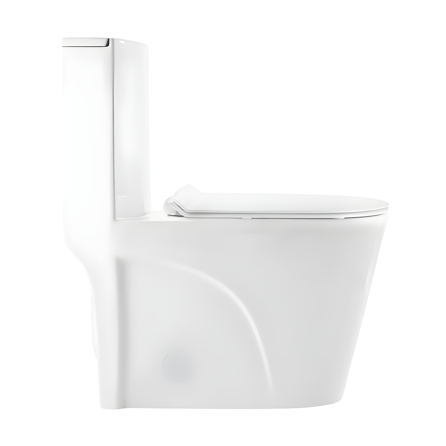 St. Tropez One Piece Elongated Toilet Dual Vortex Flush 1.28 gpf
