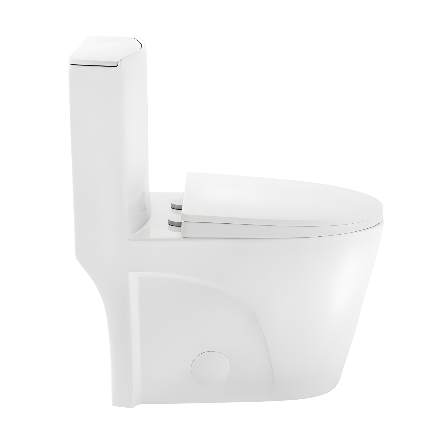 St. Tropez One Piece Elongated Toilet Dual Vortex Flush 1.28 gpf