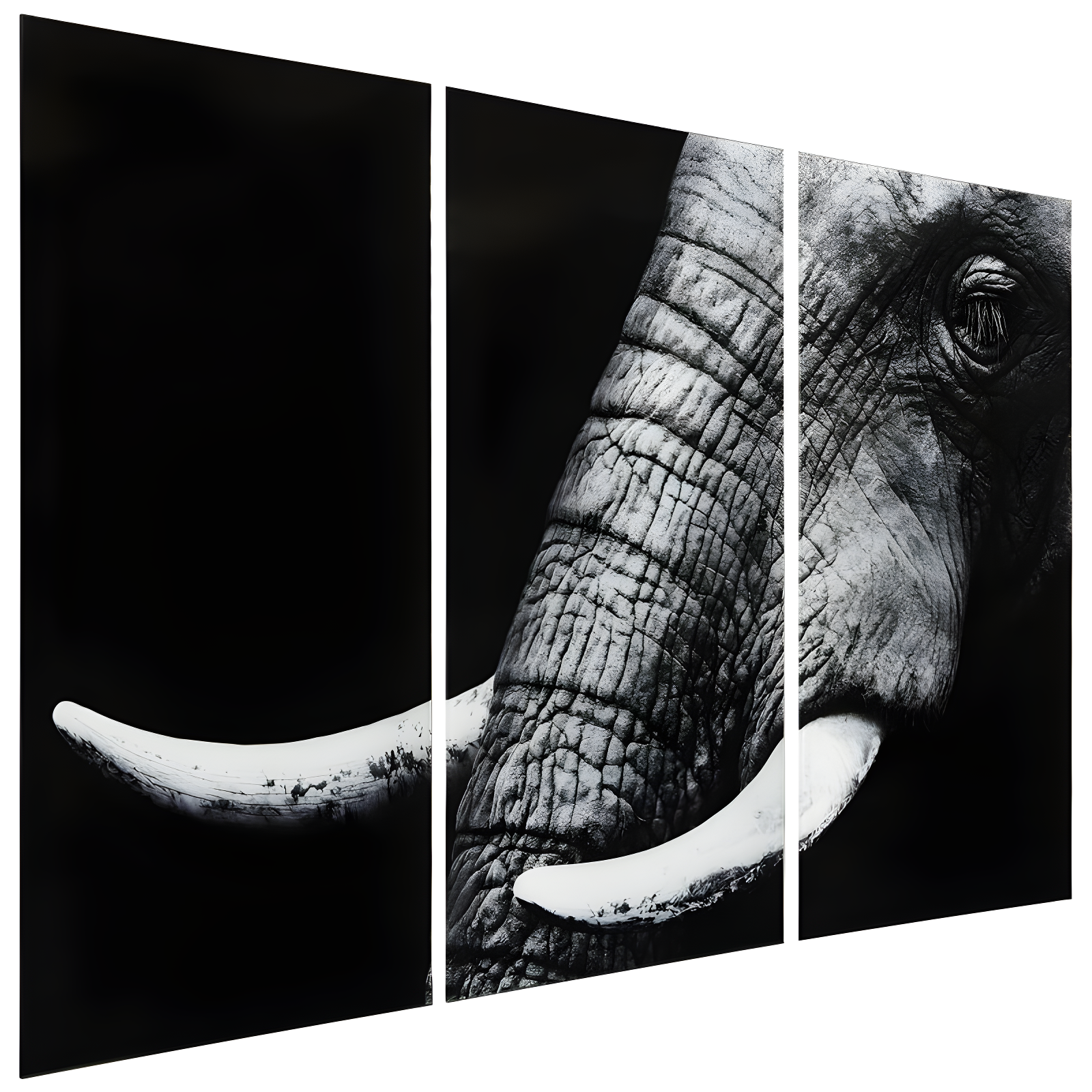 Empire Art Direct " Elephant ABC " 3 - Pieces Painting Print