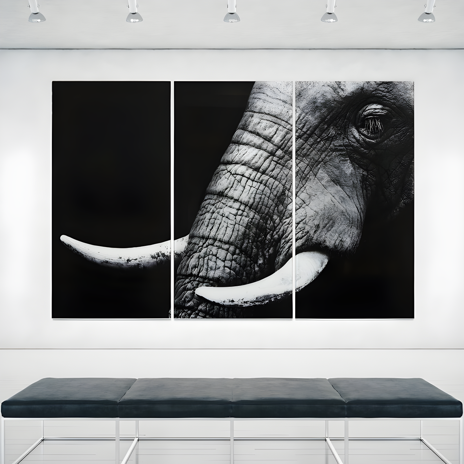 Empire Art Direct " Elephant ABC " 3 - Pieces Painting Print