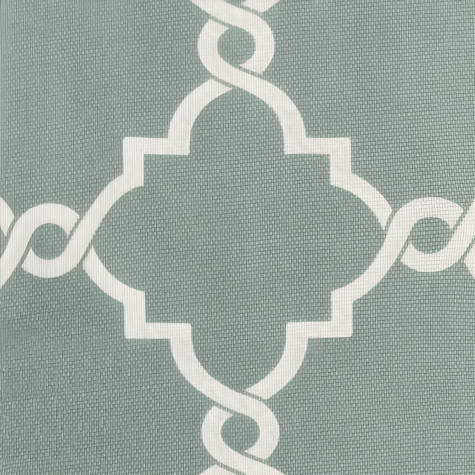Fretwork Print Grommet Top Window Curtain Panel