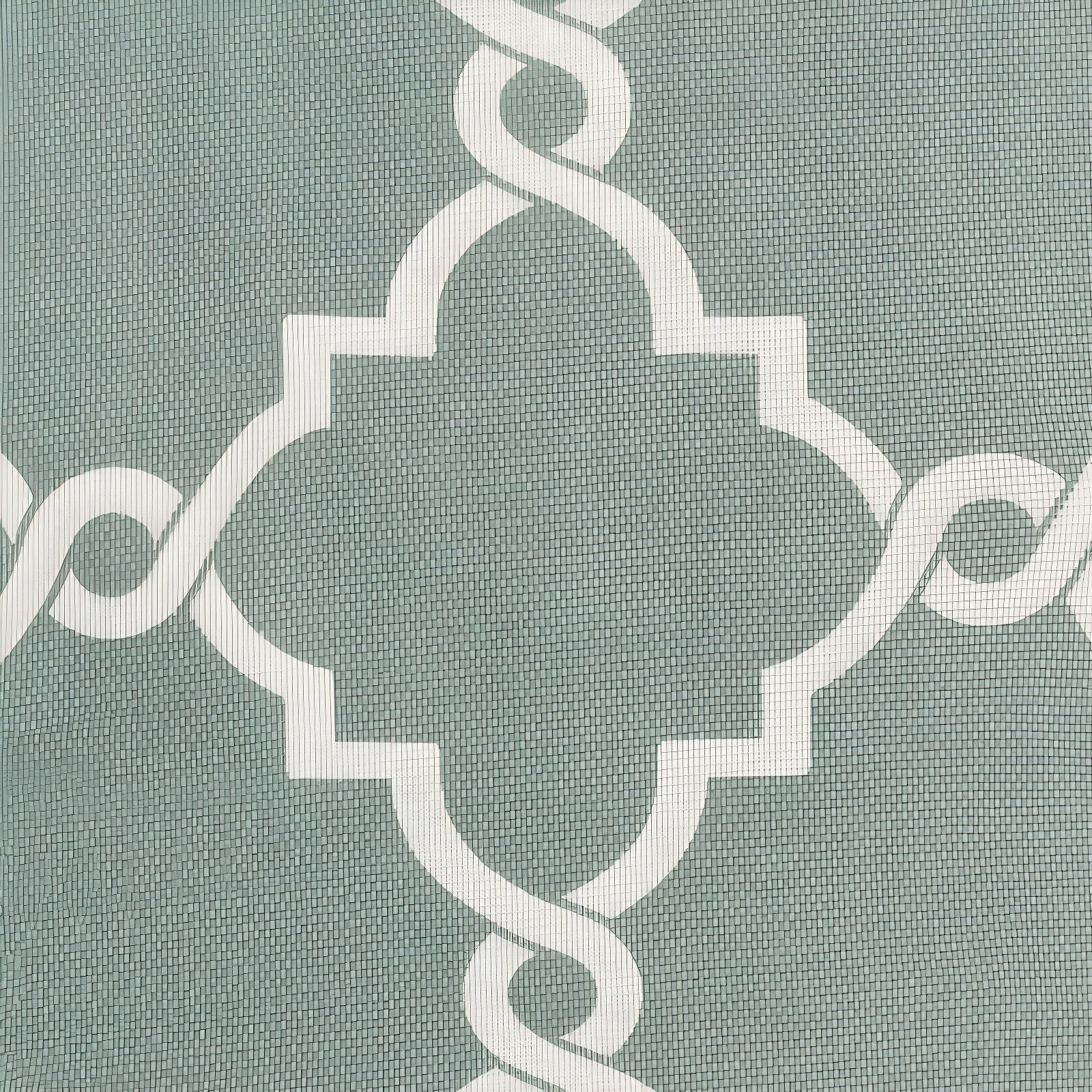 Fretwork Print Grommet Top Window Curtain Panel