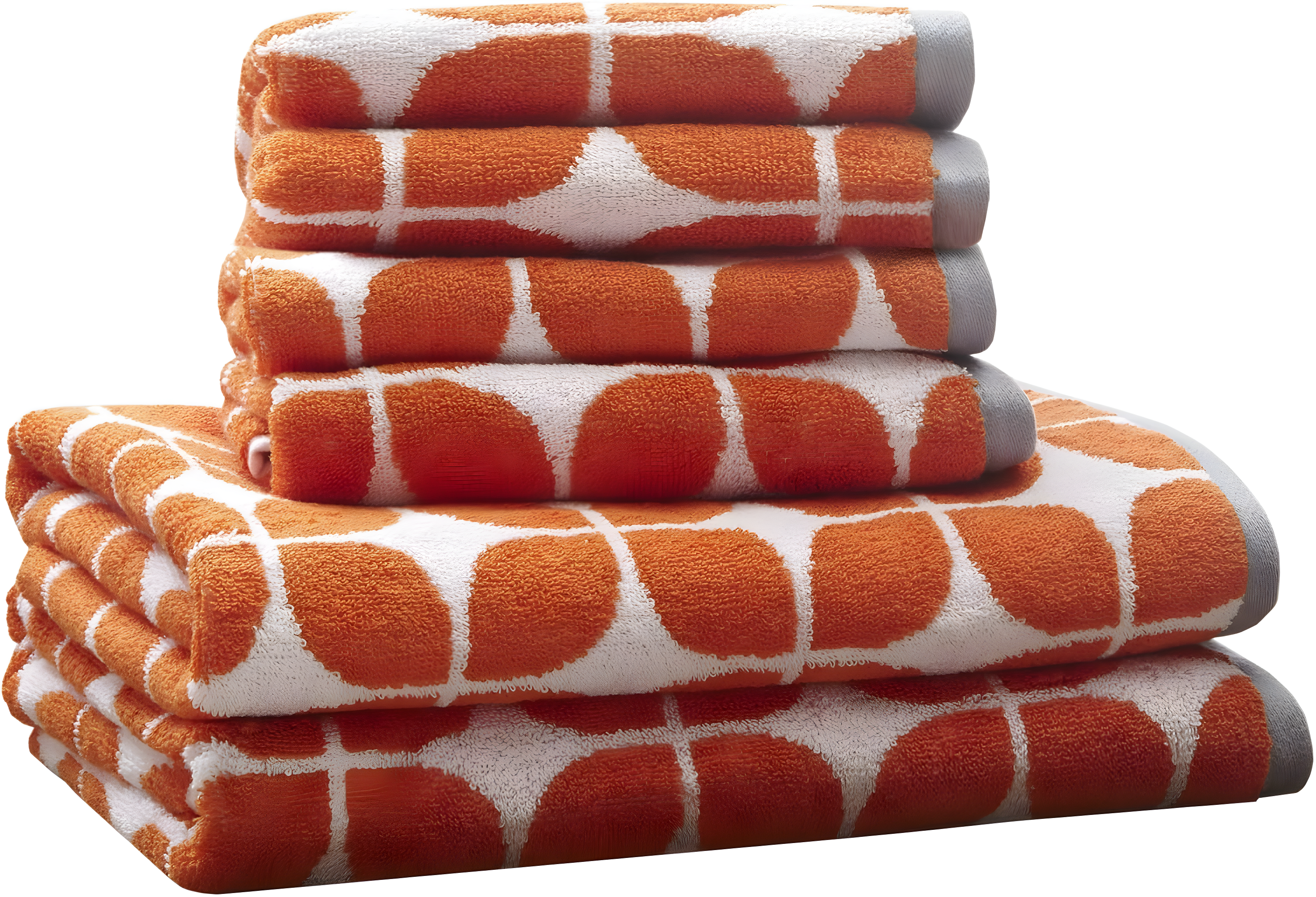 Intelligent Design Lita Cotton Jacquard Bath Towel 6 Piece Set
