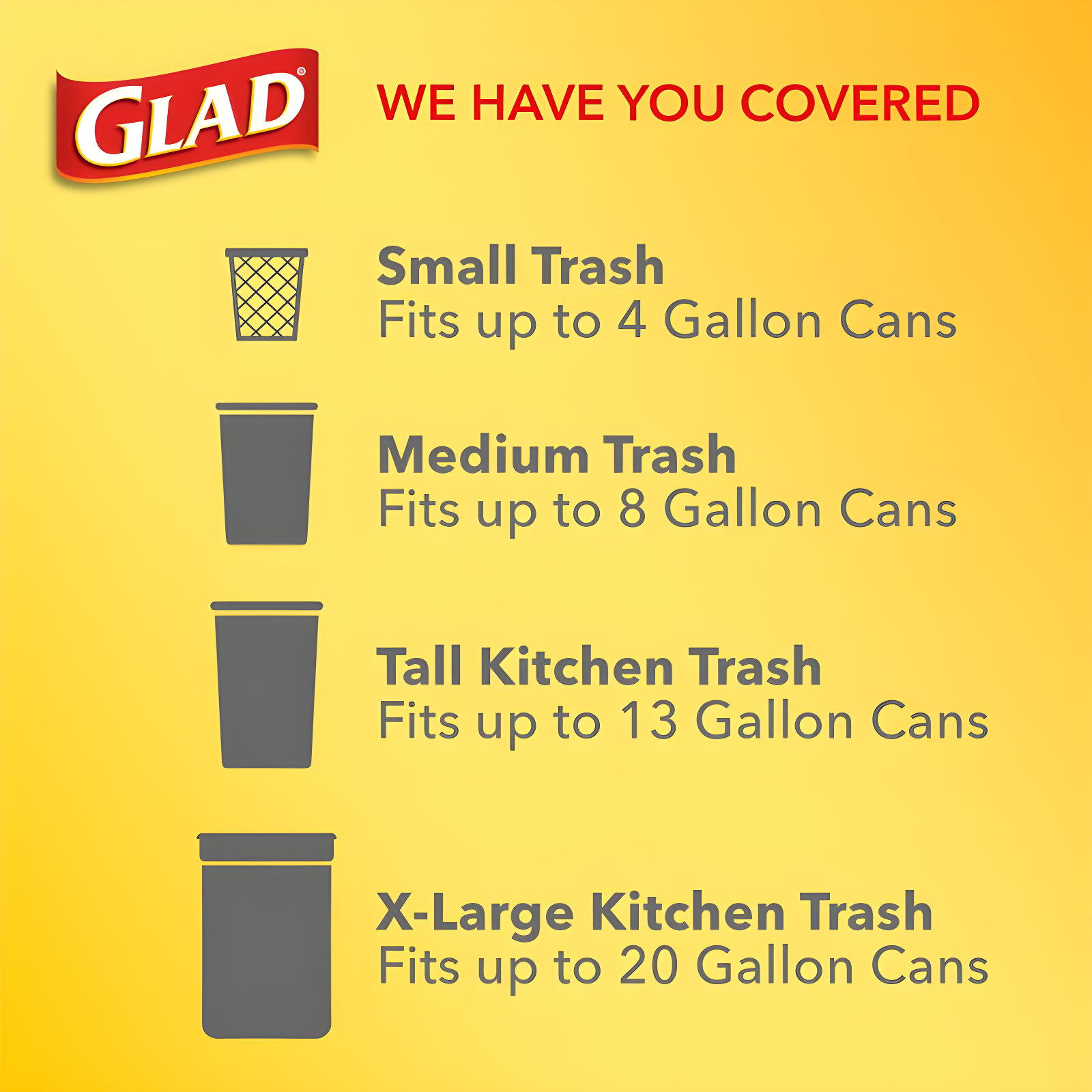 Glad Small Drawstring Trash Bags - Cherry Blossom - 34ct/4gal