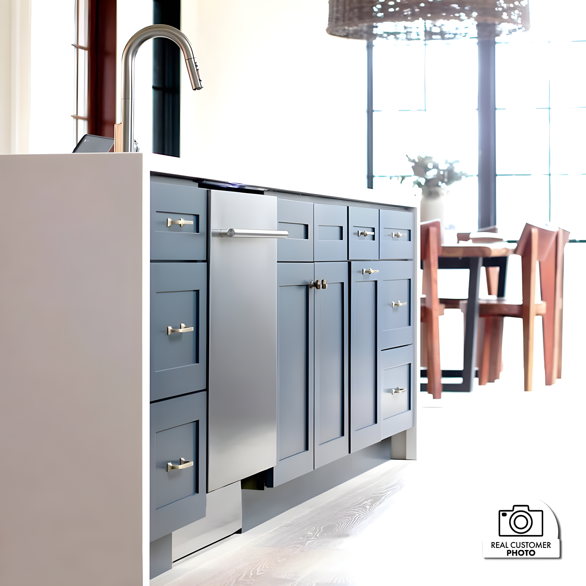 ZLINE ZLINE 24 in. Top Control Satin Steel Panel Dishwasher with Stainless Steel Tub & Modern Handle DW-SN-24