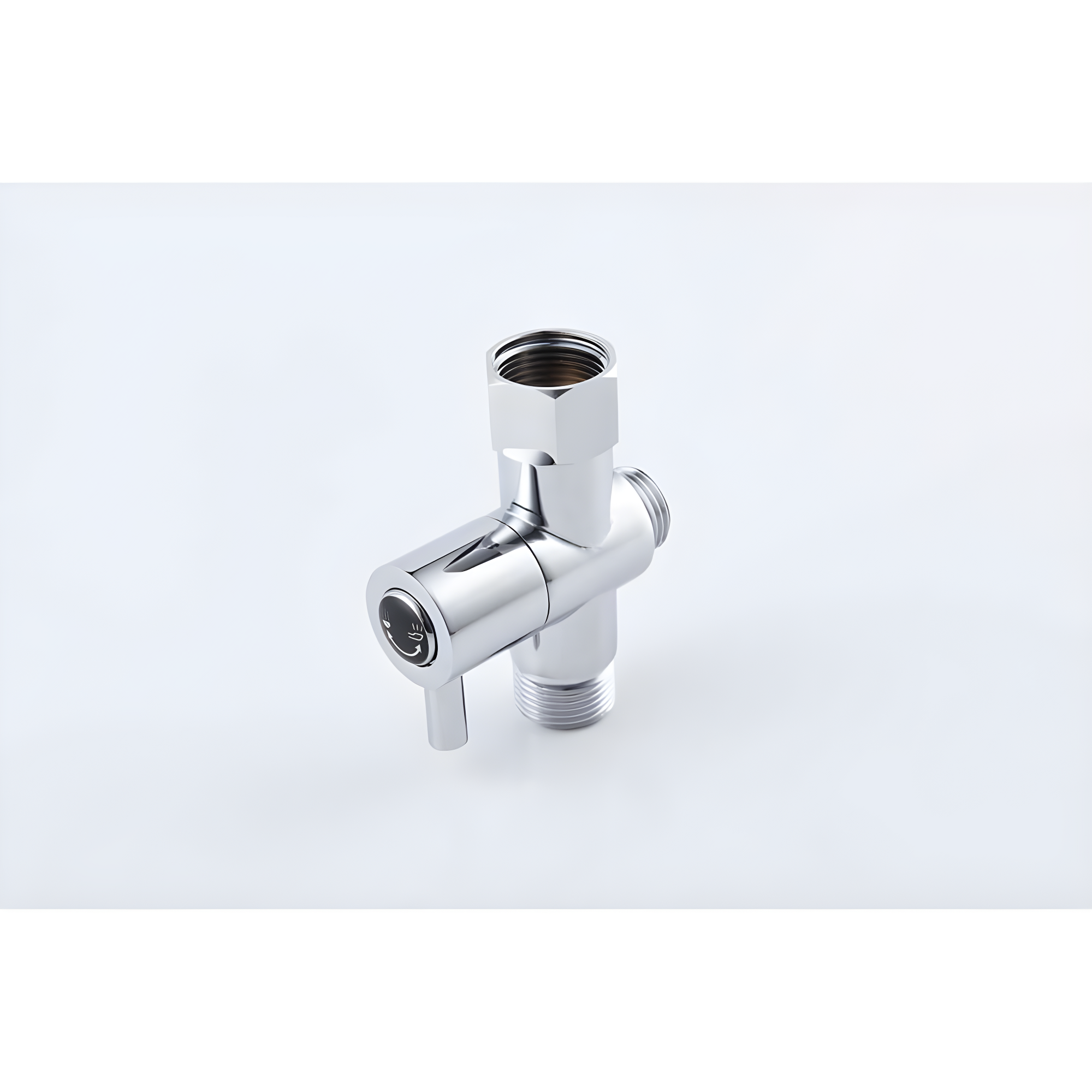 Silver Stainless Steel Handheld Bidet Sprayer with Dual Pressure Modes