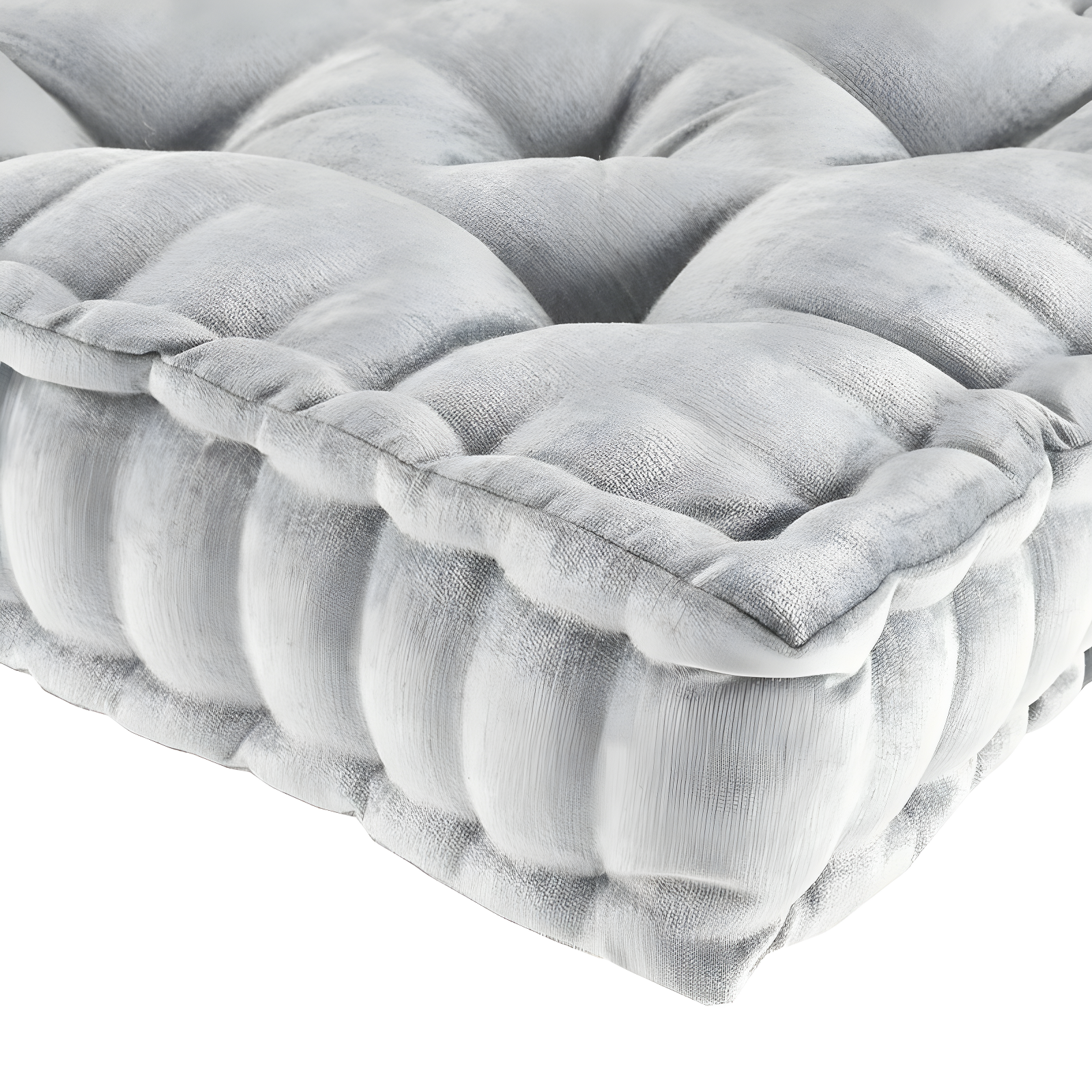 Intelligent Design Azza Poly Chenille Square Floor Pillow Cushion