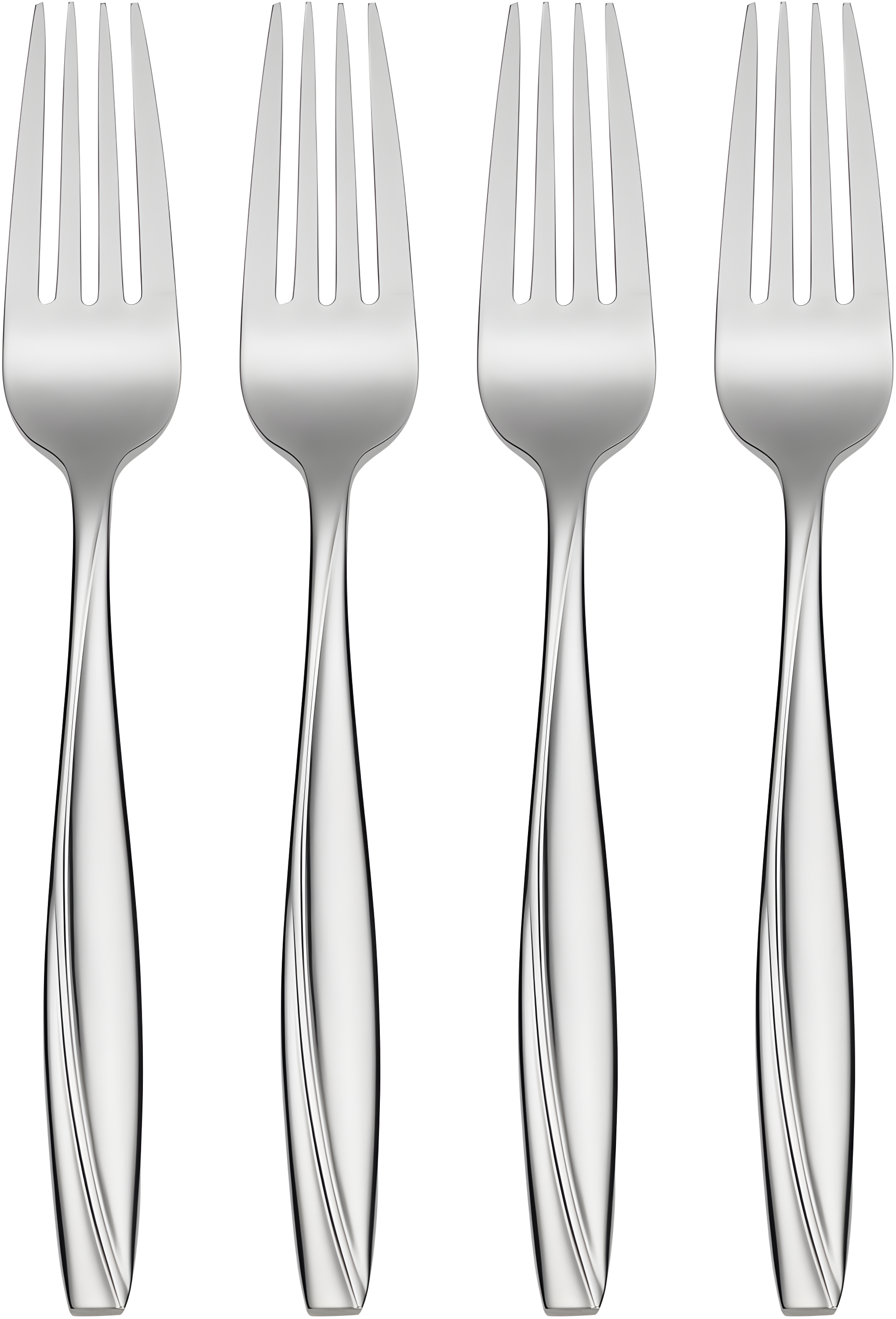 Oneida Modern Pillar Oneida Camlynn Everyday Flatware Dinner Forks, 18/0 Stainless Steel (Set of 4)