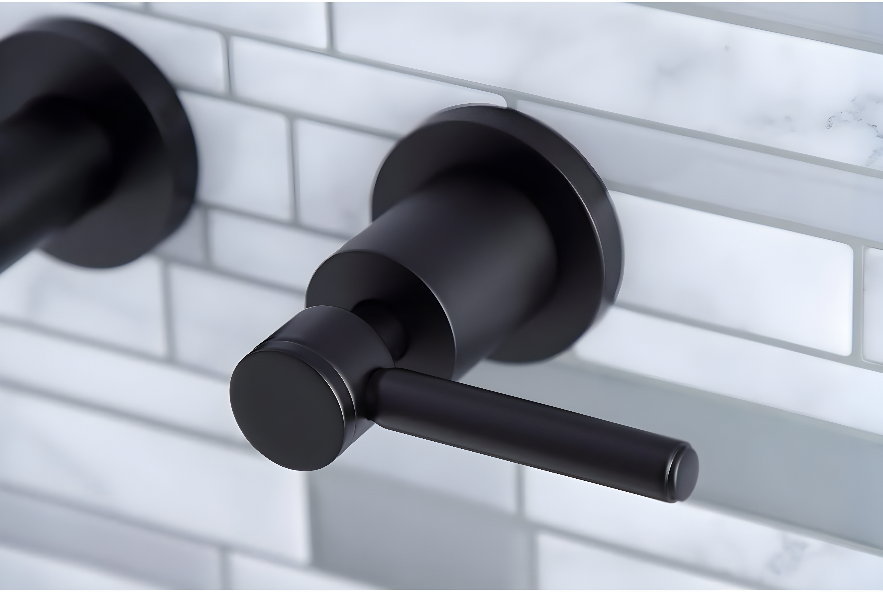 Kingston Brass KS8028DL Kingston Brass Concord Two-Handle 3-Hole Wall Mount Roman Tub Faucet