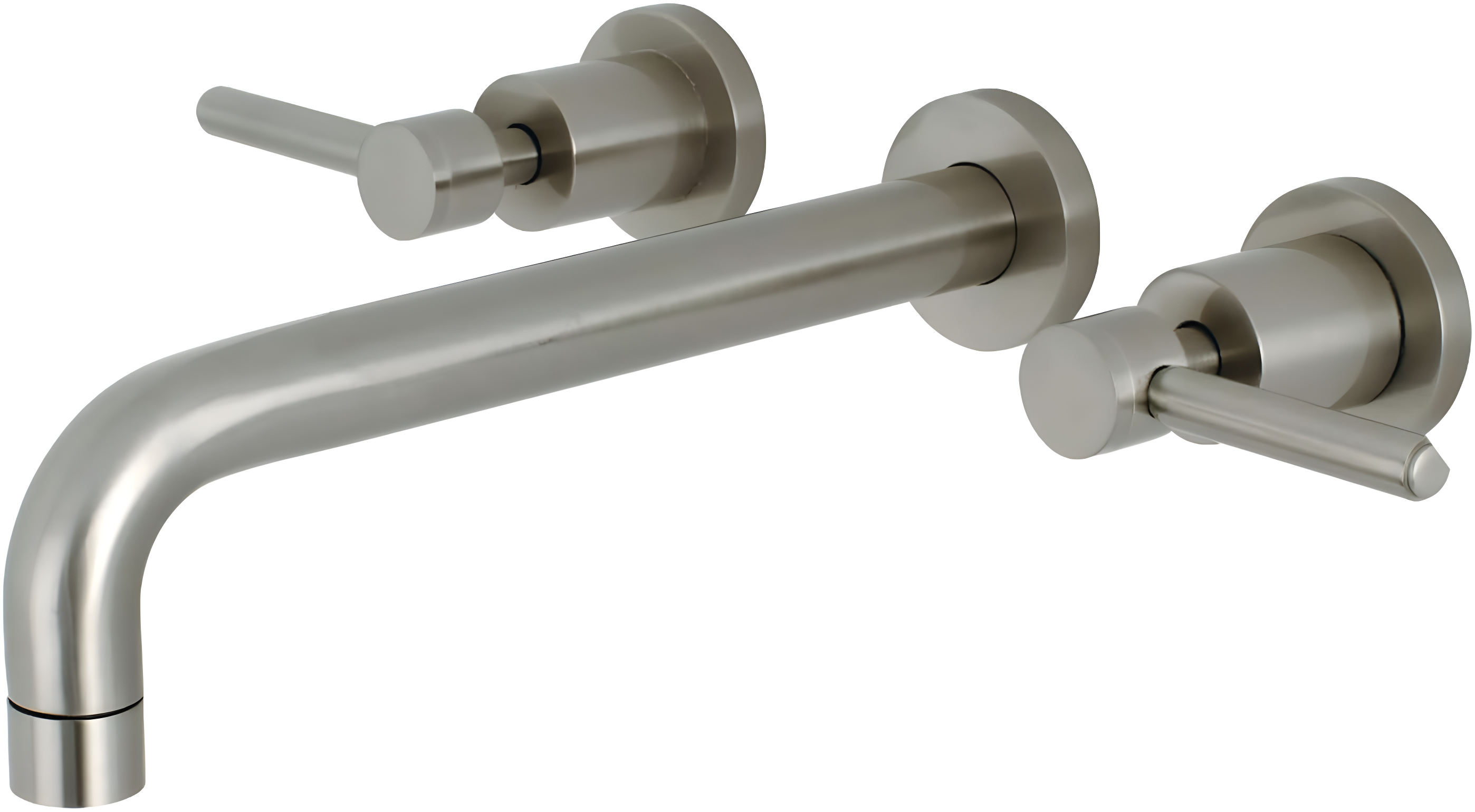 Kingston Brass KS8028DL Kingston Brass Concord Two-Handle 3-Hole Wall Mount Roman Tub Faucet