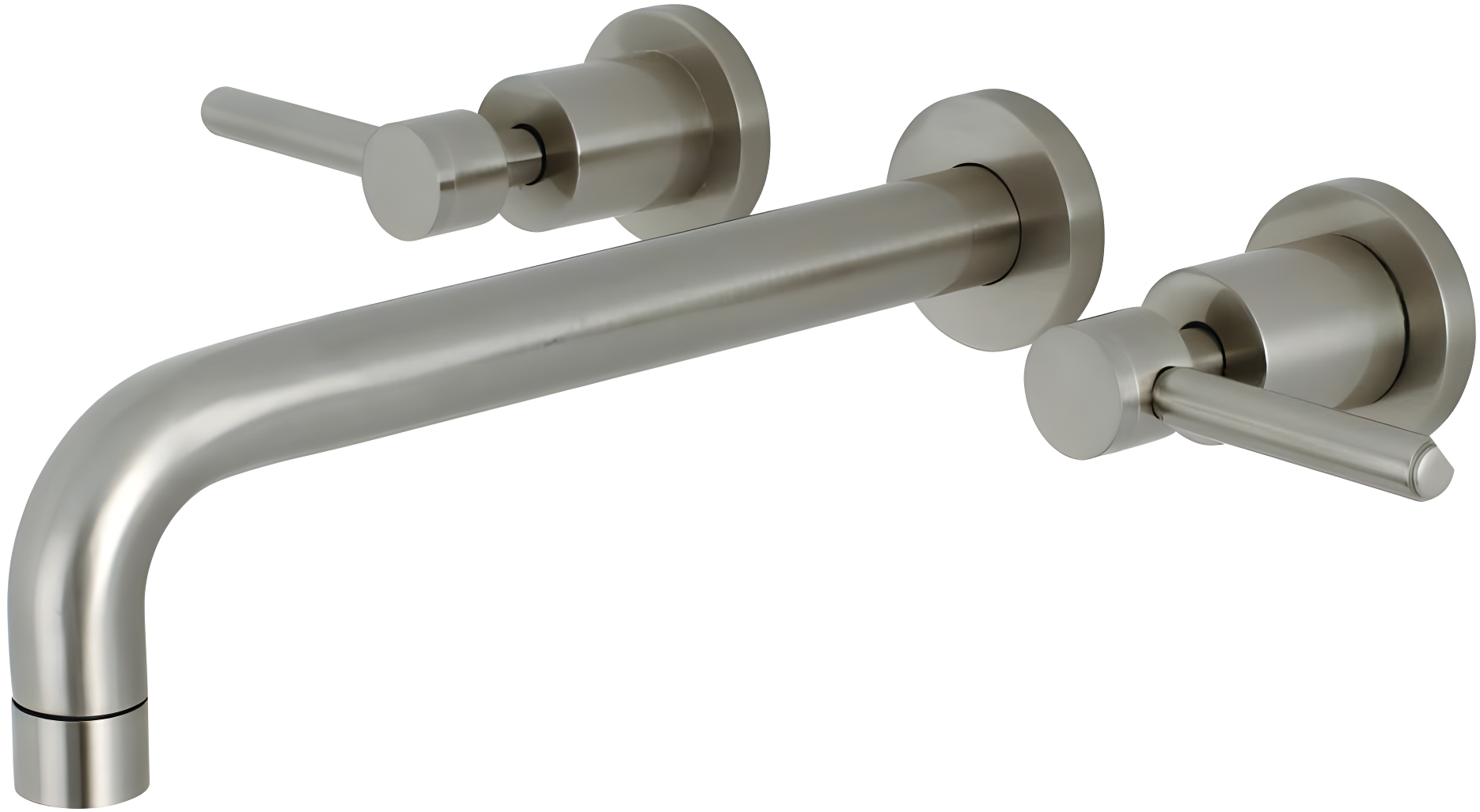 Kingston Brass KS8028DL Kingston Brass Concord Two-Handle 3-Hole Wall Mount Roman Tub Faucet