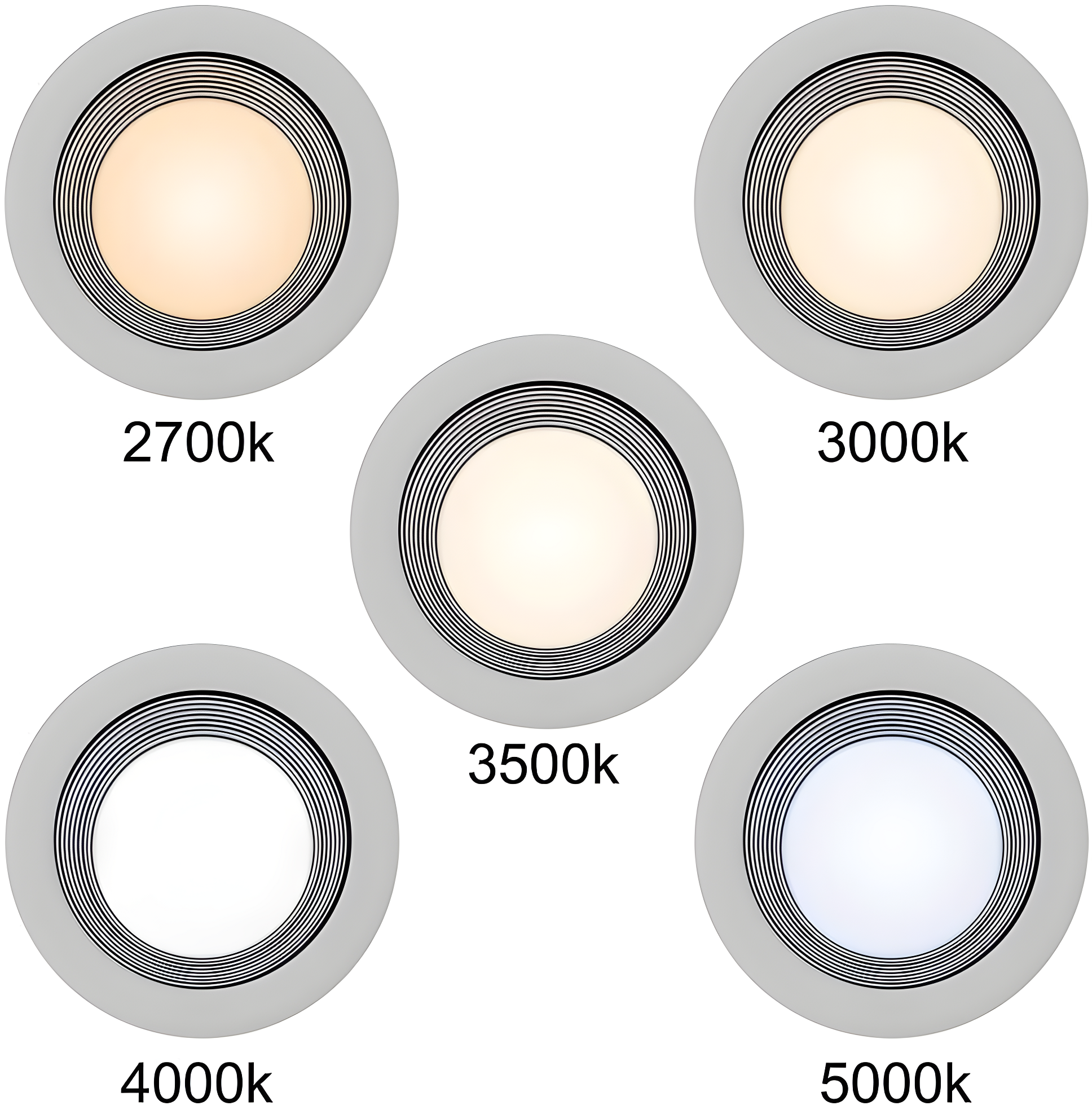 Commercial Electric 4" Lumen/Color Select LED Recessed Downlight Retro Fit Trim