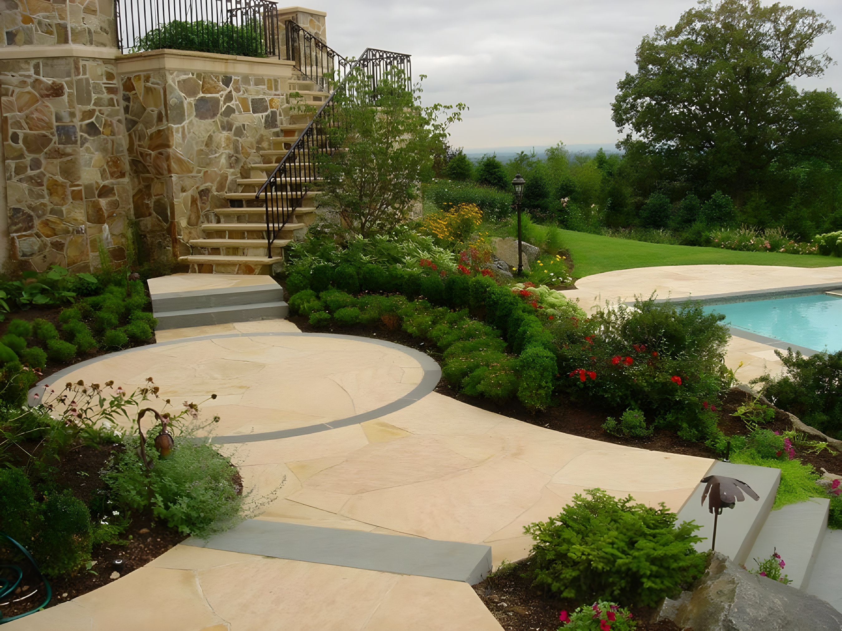 SEAL-ONCE Nano + Poli Hormigón y Mampostería Penetrante Sellador E Impermeabilizante, 1 Galón, VOC Baja, a Base de Agua With Poliuretano - Proteger Entradas, patios, Hormigón Estampado, Ladrillos y Adoquines.