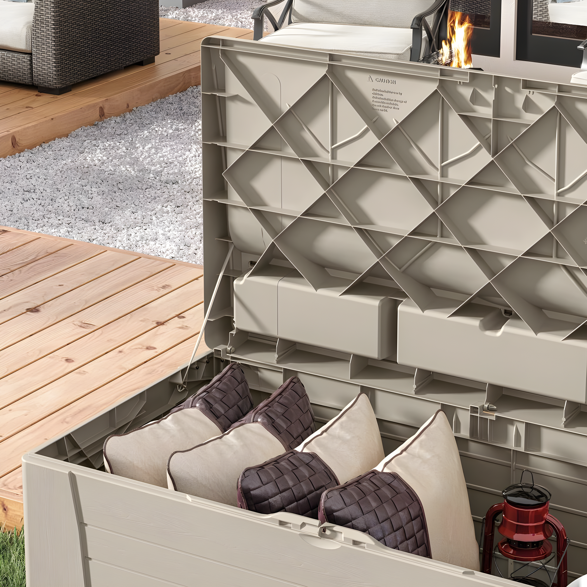 Suncast Suncast 127 Gallon Resin Deck Box