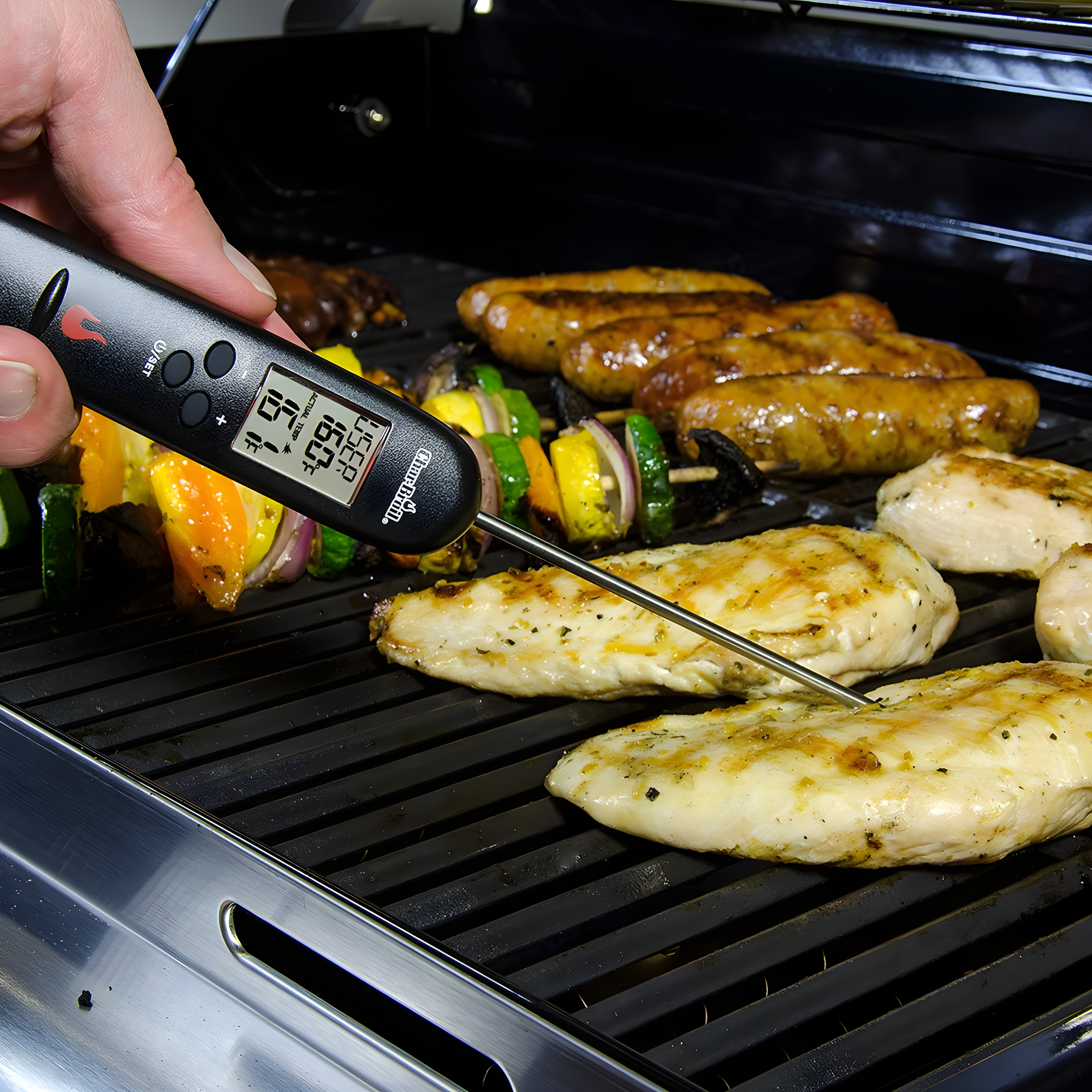 Charbroil Instant-Read Digital Thermometer, Black