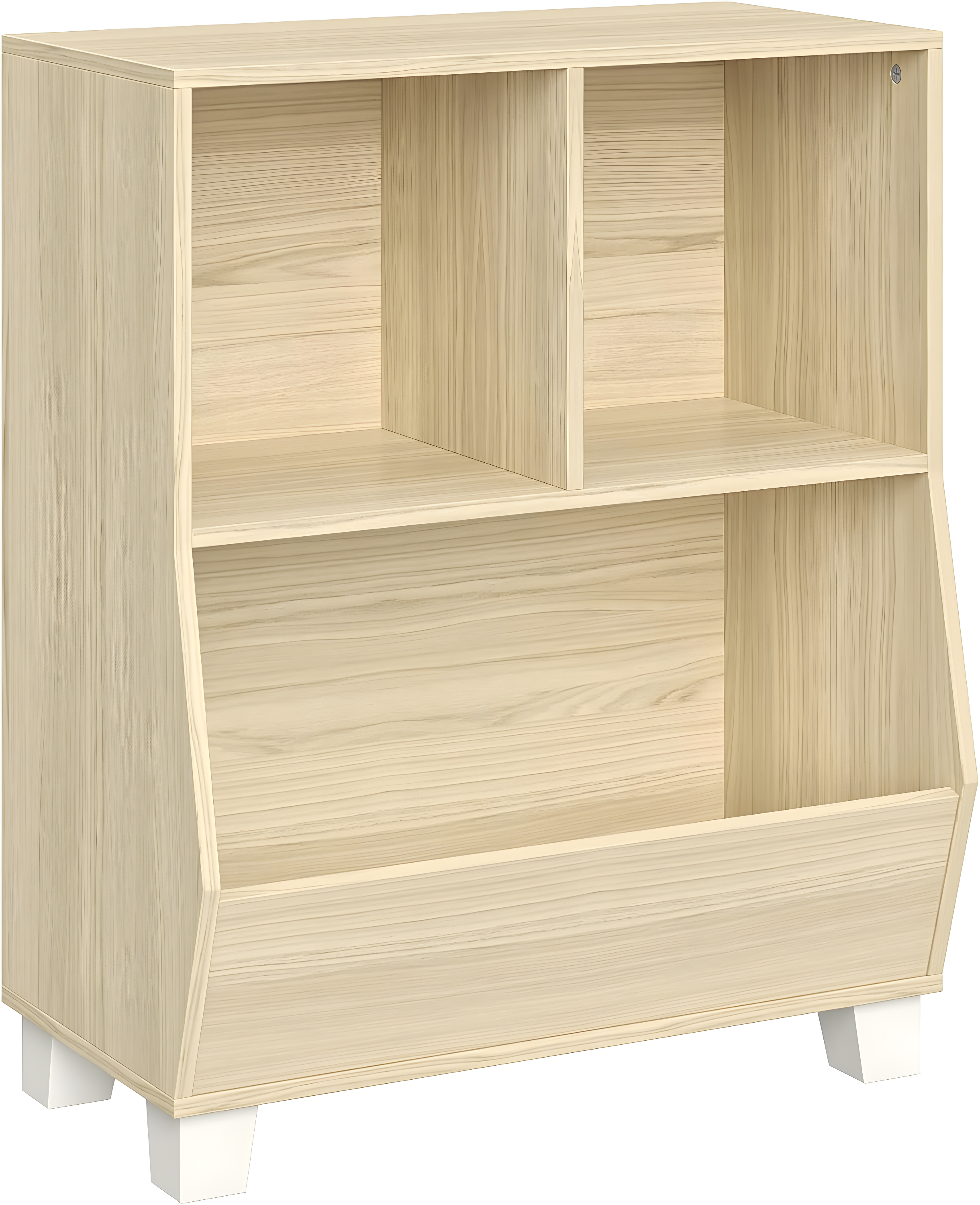 RiverRidge Home RiverRidge Kids Catch-All 24in Toy Storage Organizer with 2 Cubbies and 2 Storage Compartments