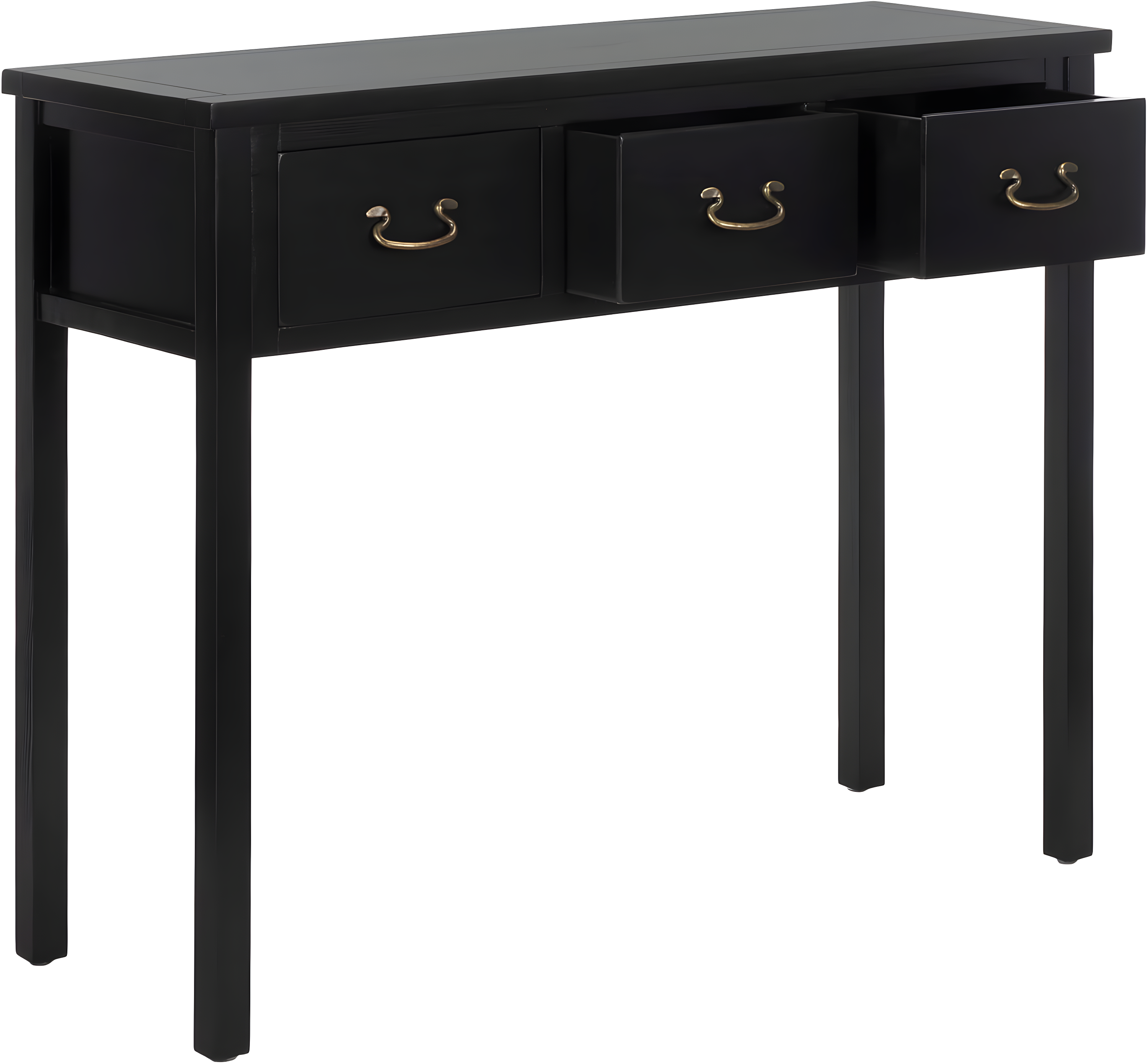 Cindy Console - AMH6568B - Black - Safavieh Couture