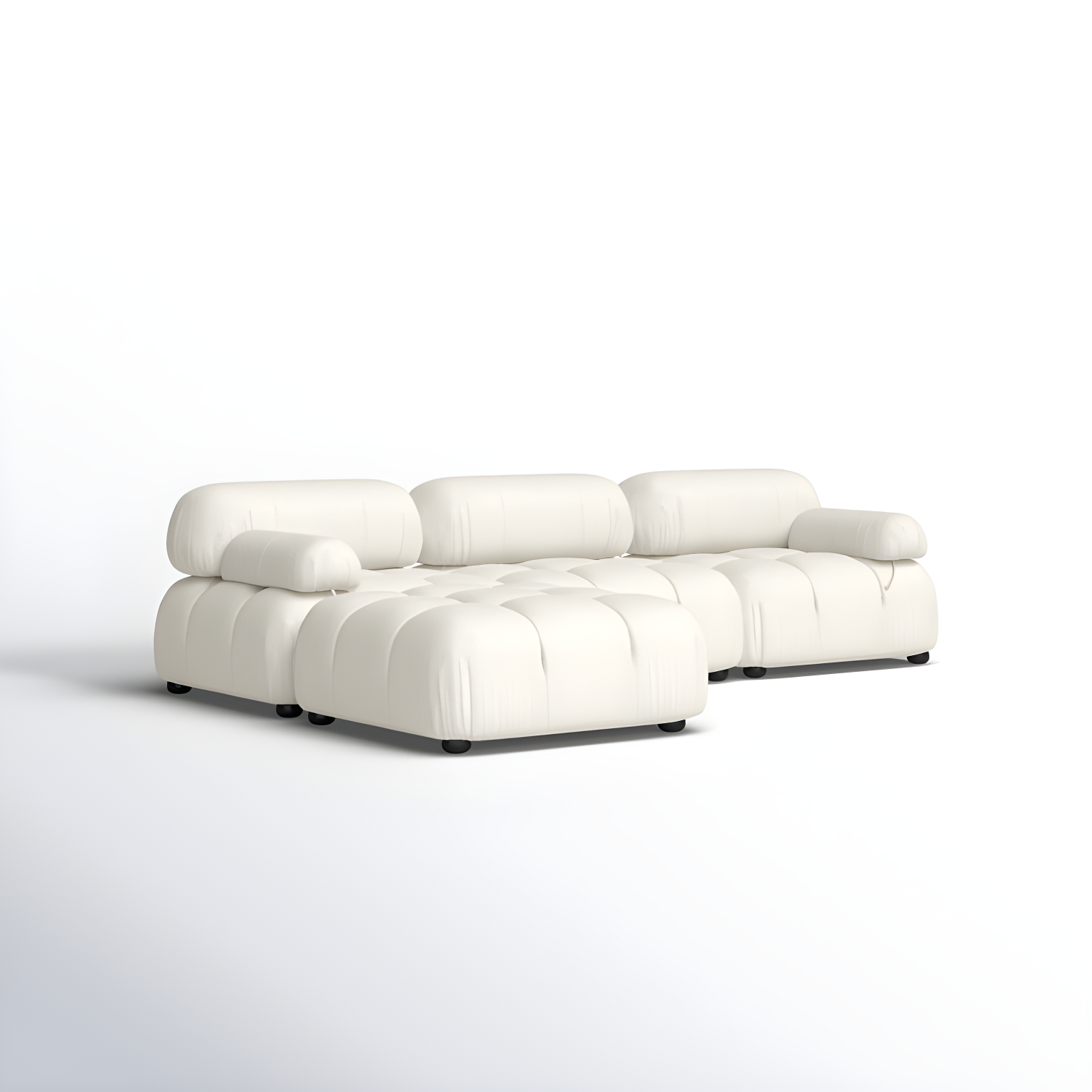 Sigma 4 - Piece Modular Upholstered Reversible L-Sectional