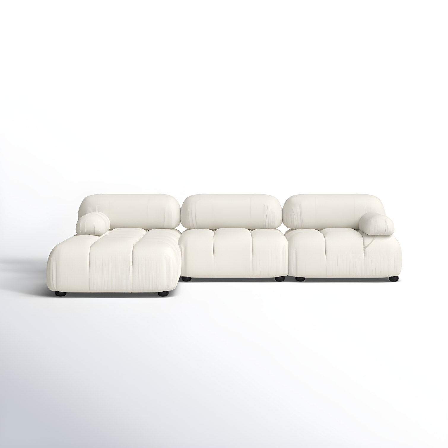 Sigma 4 - Piece Modular Upholstered Reversible L-Sectional