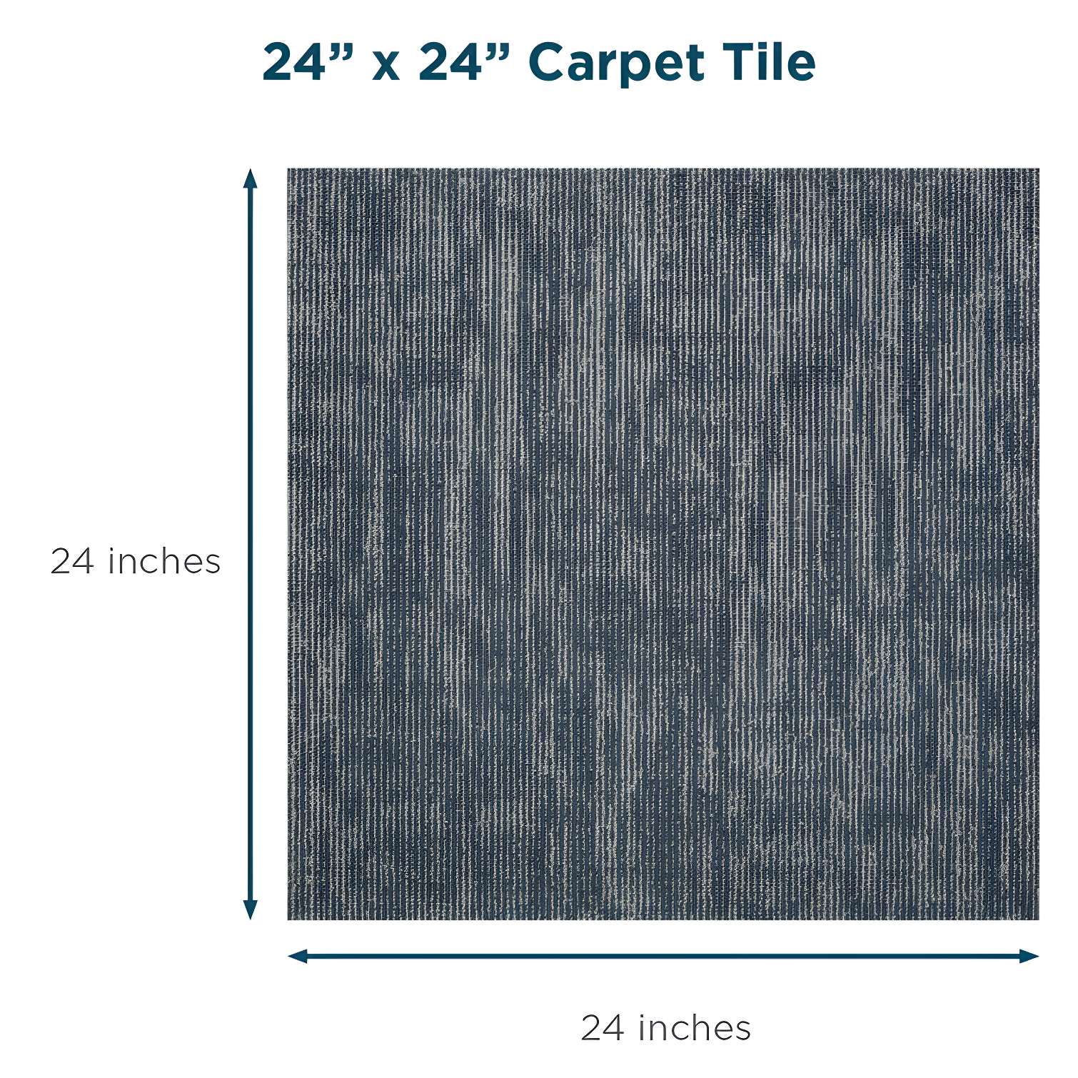 Shaw Apollo 24-in x 24-in Multi-Level Loop Adhesive Carpet Tile (48-sq ft)