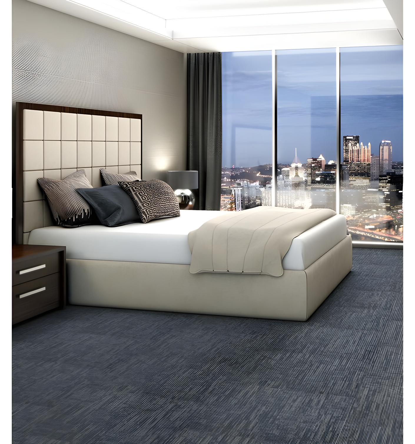 Shaw Apollo 24-in x 24-in Multi-Level Loop Adhesive Carpet Tile (48-sq ft)