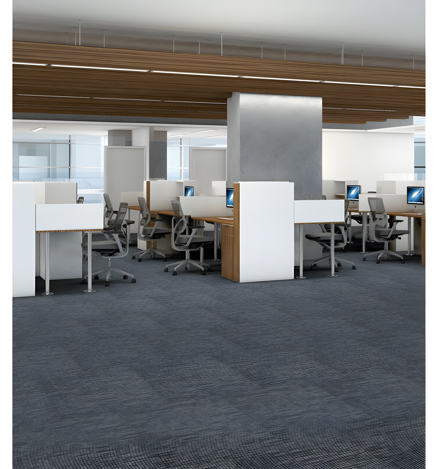 Shaw Apollo 24-in x 24-in Multi-Level Loop Adhesive Carpet Tile (48-sq ft)